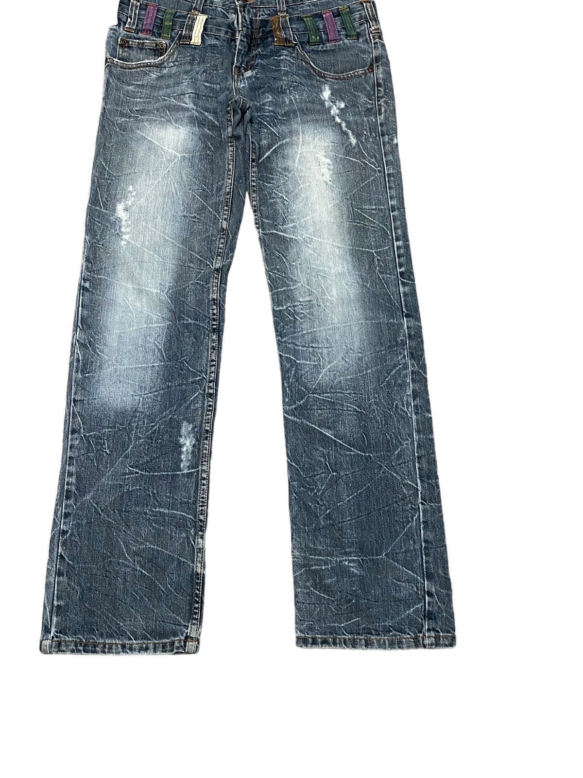 Other Japanese brand X nylaus double waist jeans Size US 32 / EU 48 - 3 Thumbnail