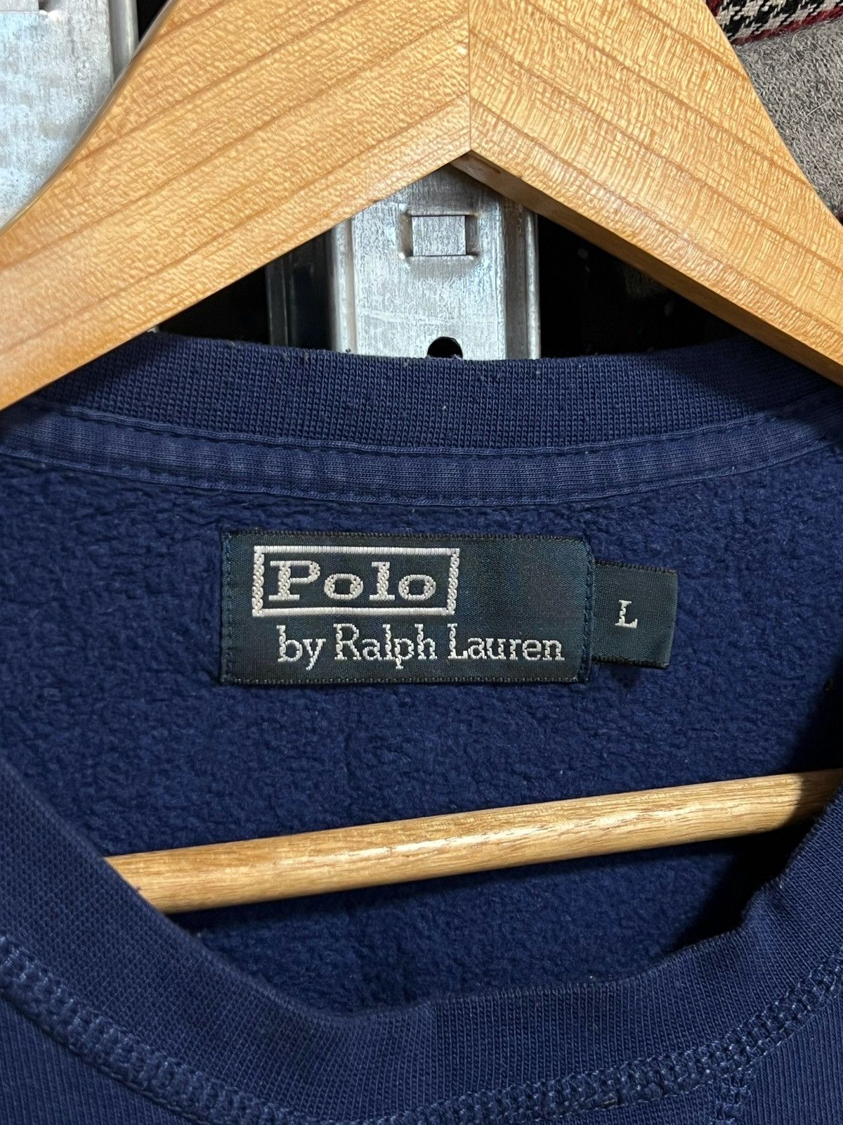 Polo Ralph Lauren Vintage Polo Ralph Lauren Small Logo Sweatshirt Y2K Size L Size US L / EU 52-54 / 3 - 3 Thumbnail