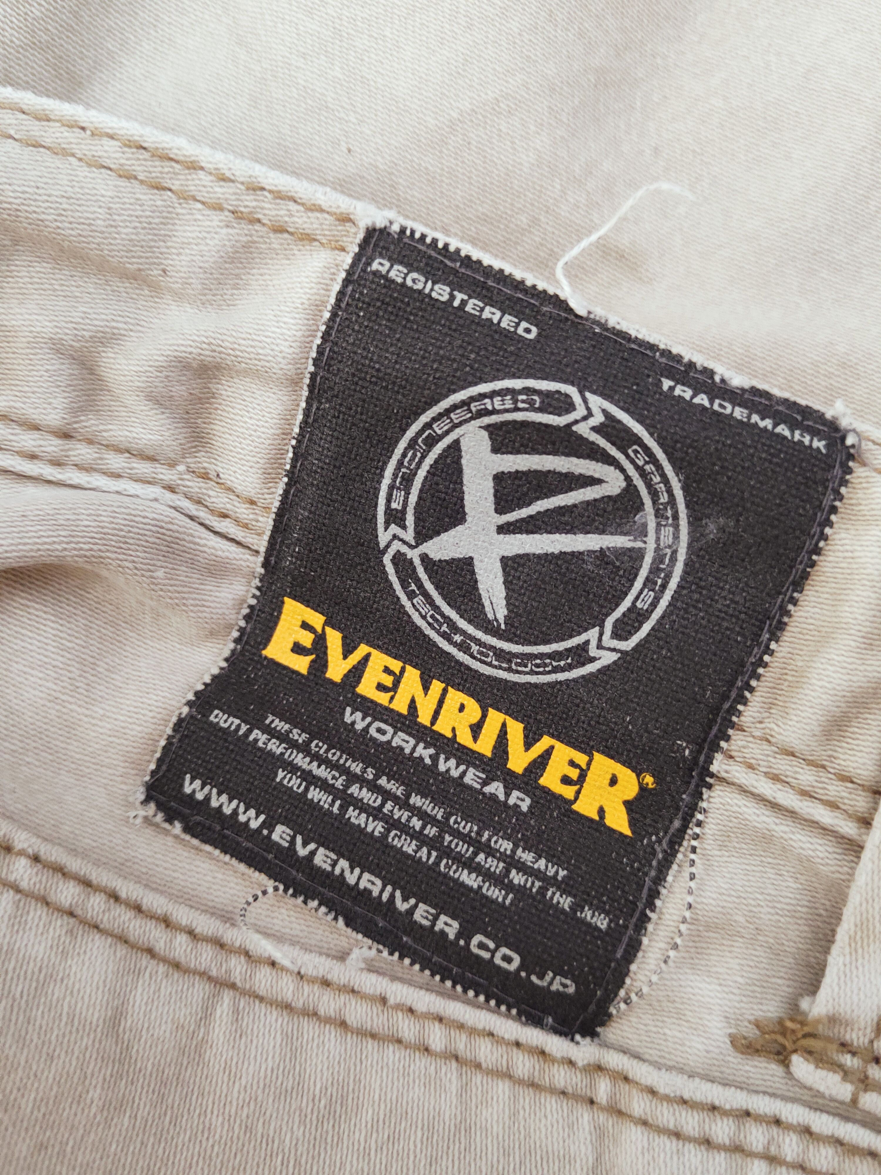 Japanese Brand Evenriver Gray Faded Multipocket Tactical Cargo Pants #W086 Size US 35 - 16 Thumbnail