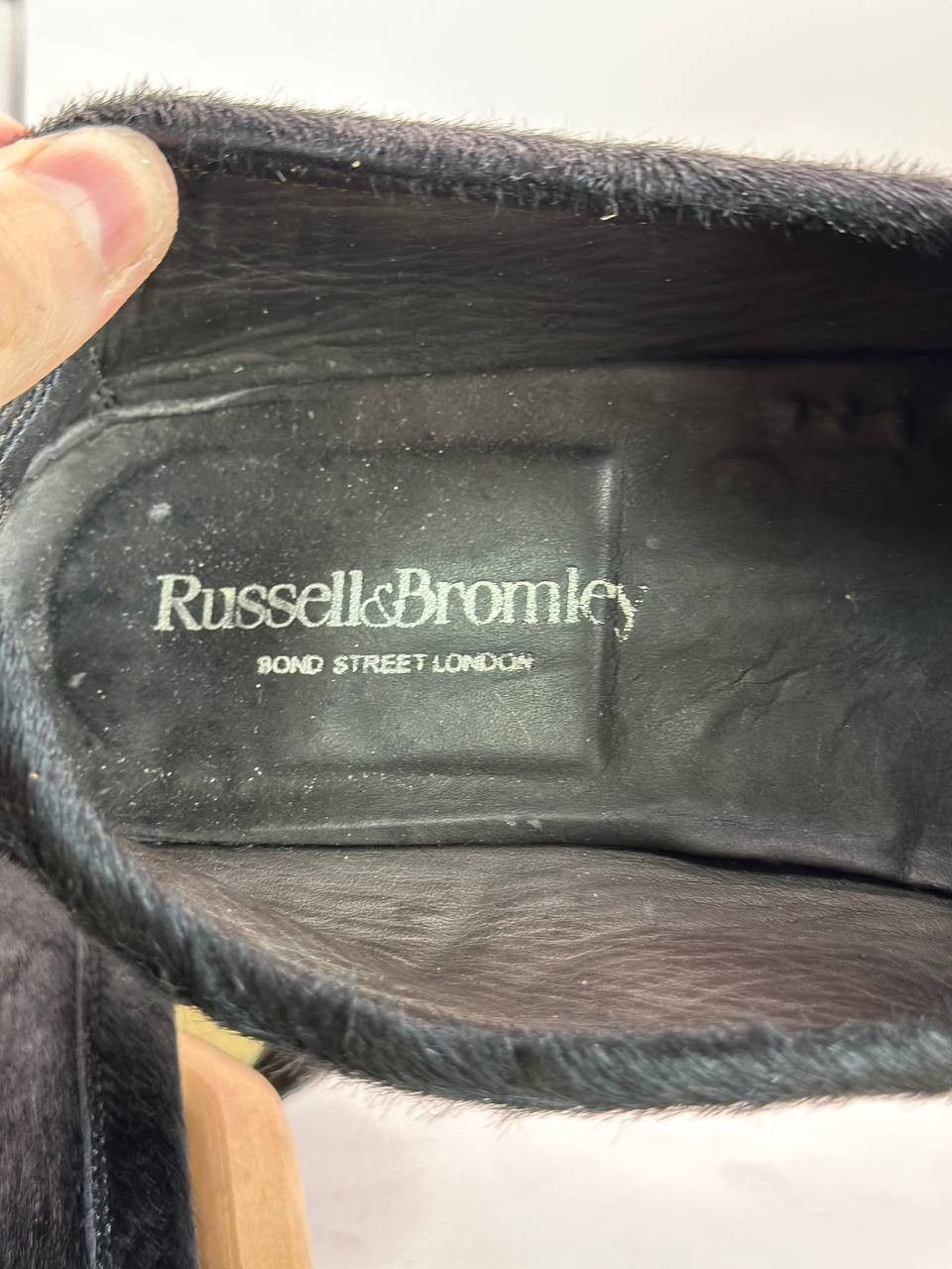Russell & Bromley Russell & Bromley Pony Hair Loafers Black Shoes Made Italy Size US 9.5 / EU 42-43 - 9 Thumbnail