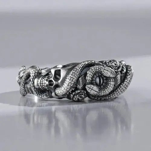 Jewelry Satan Ring ( Size 7 to 13 ) Size ONE SIZE - 2 Thumbnail