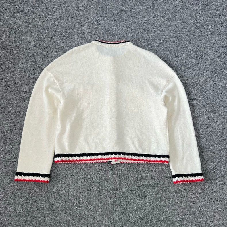Chanel Chanel Snowflake buckle cashmere cardigan jacket 2504-Nexta Size S / US 4 / IT 40 - 2 Thumbnail