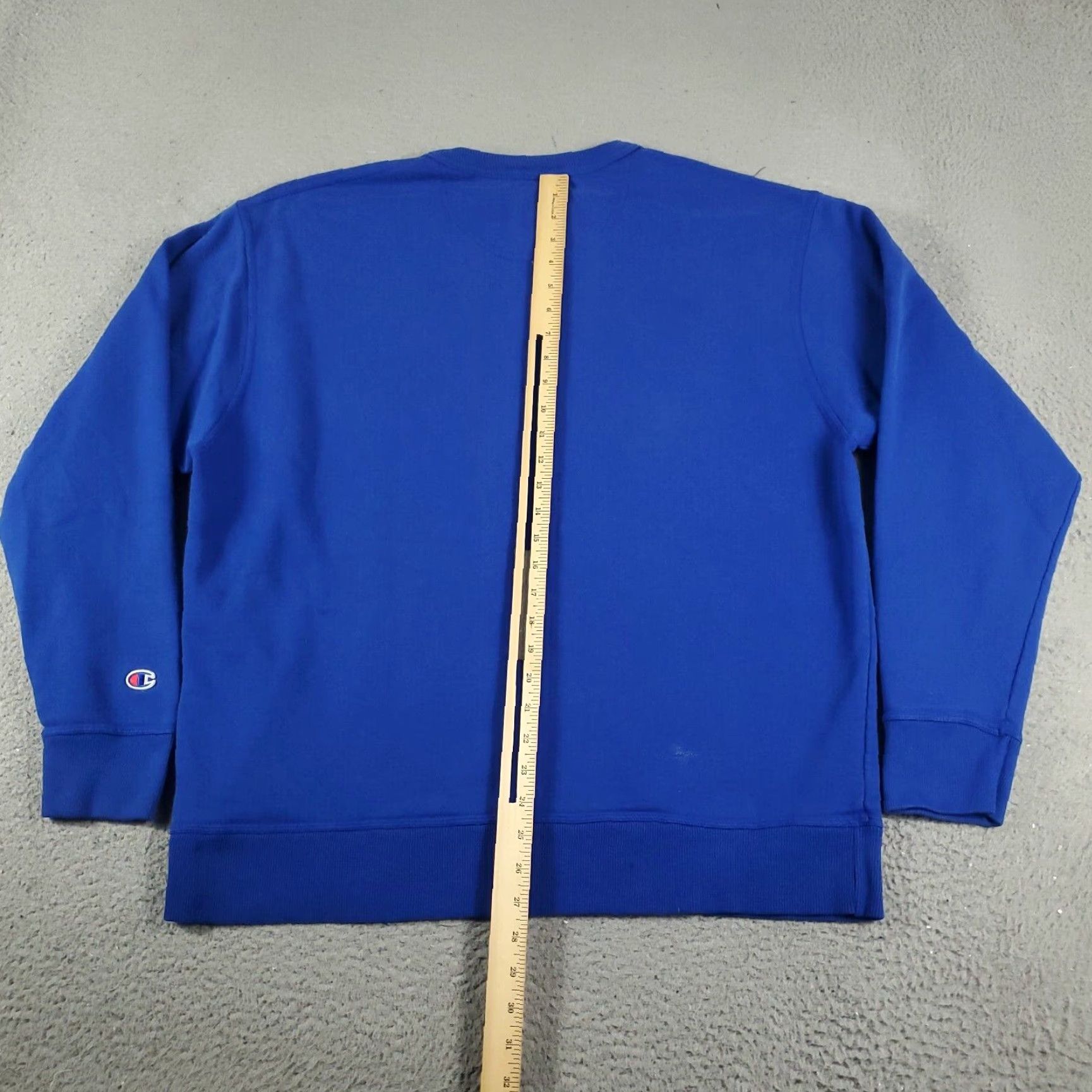 Champion Champion Blue Crew Neck Sweater Mens XL Cotton Blend Pullover Size US XL / EU 56 / 4 - 6 Thumbnail