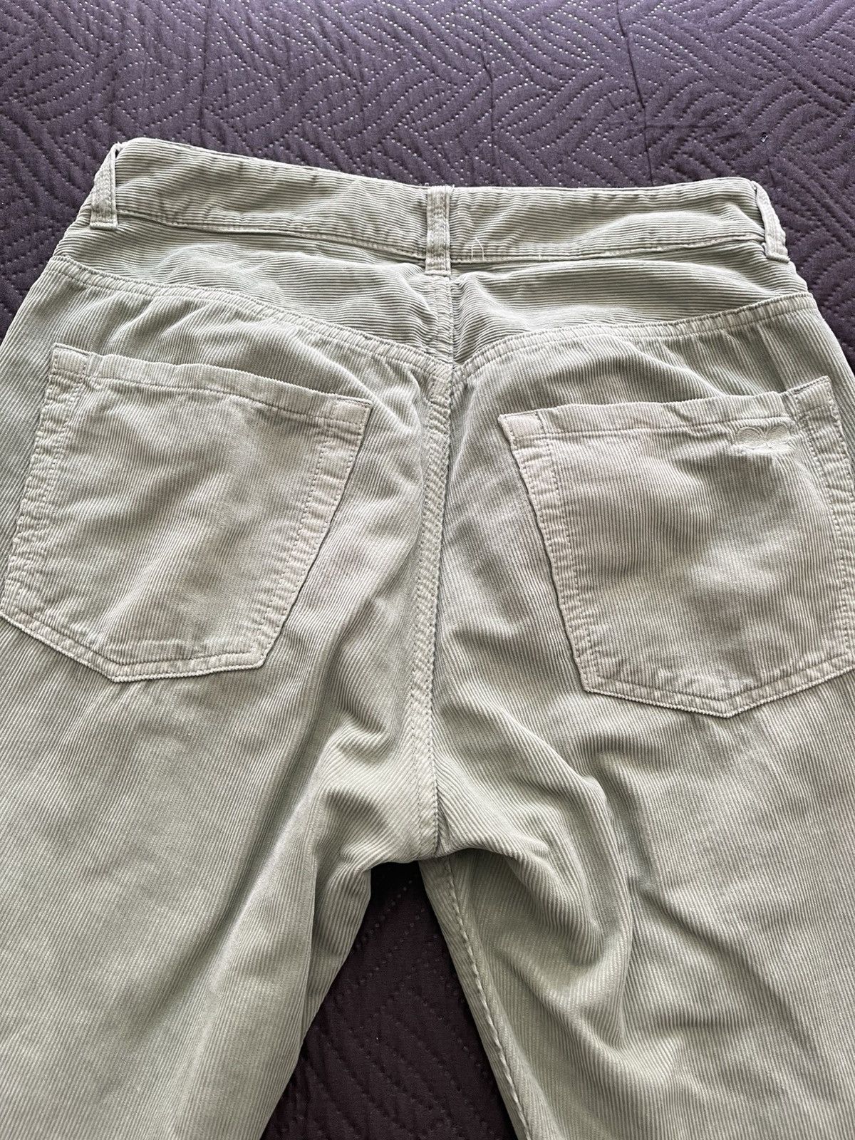 Bottega Veneta Bottega Veneta Pistachio Green Corduroy Size 26" / US 2 / IT 38 - 4 Thumbnail