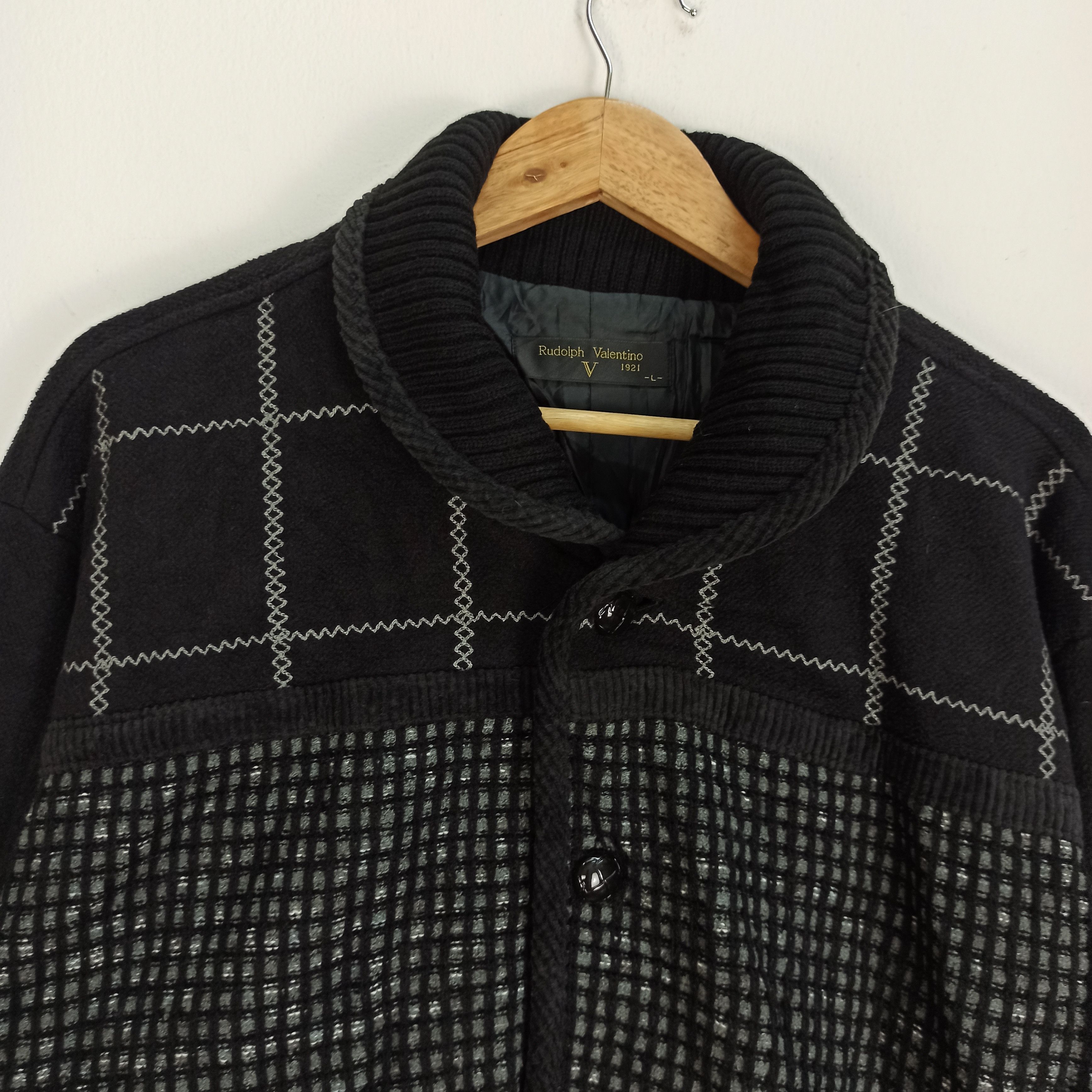 Aran Isles Knitwear Vintage Rudolph Valentino 1921 Size US L / EU 52-54 / 3 - 3 Thumbnail