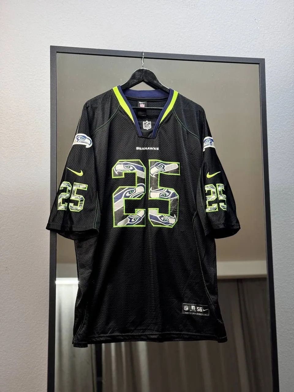 Nike 👉 Vintage Nike NFL Seahawks Richard Sherman #25 Jersey Size US XL / EU 56 / 4 - 1 Thumbnail