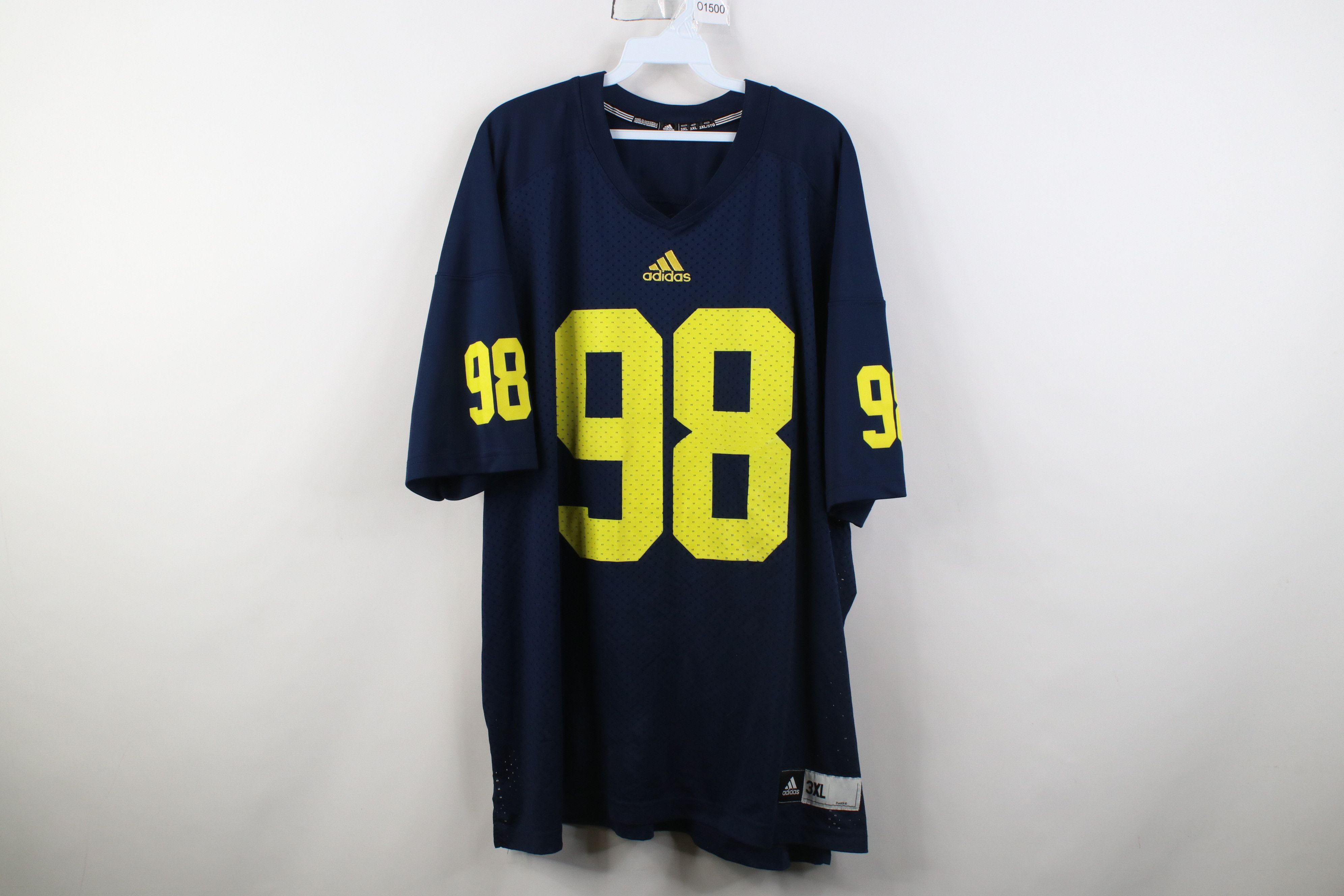Adidas Adidas University of Michigan Football Jersey Blue #98 Size US XXL / EU 58 / 5 - 1 Thumbnail