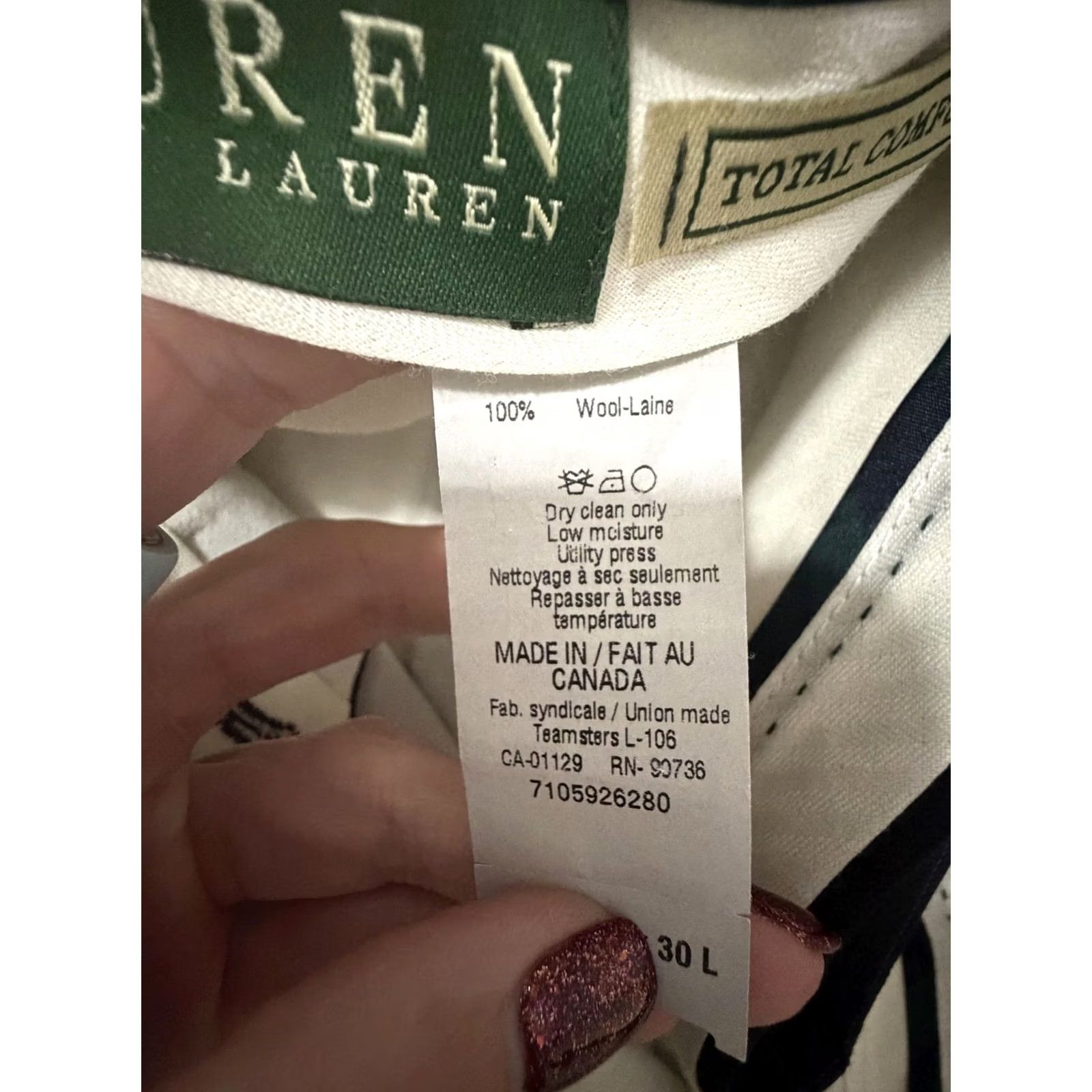 Ralph Lauren Lauren Ralph Lauren Suit Gray Wool 2 Piece Jacket Pants Formal Mens 40S 36x30 Size 40R - 7 Thumbnail