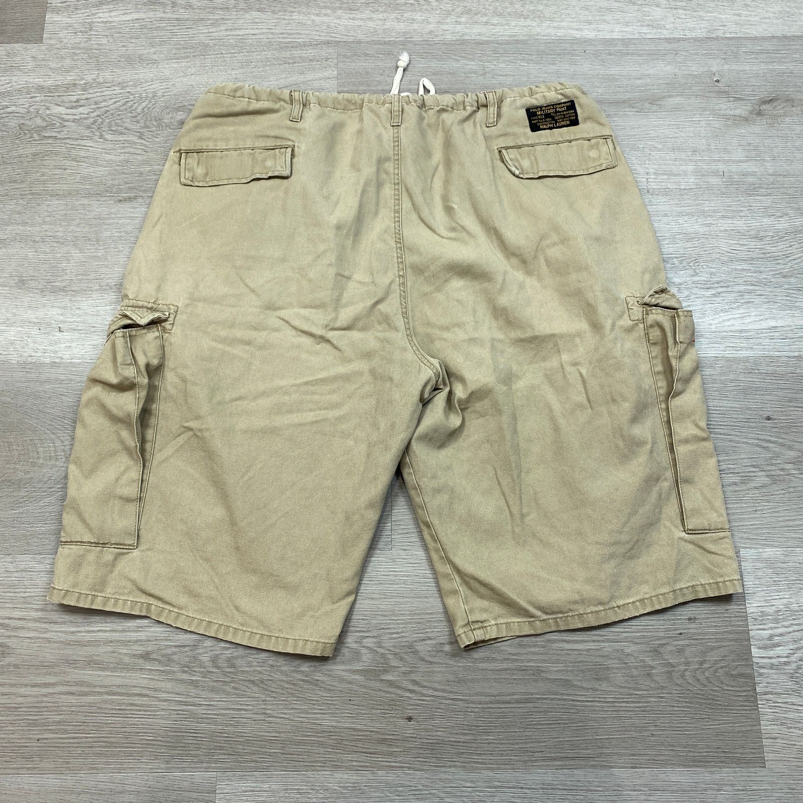Polo Ralph Lauren Polo Jeans Ralph Lauren Military Drawstring Cargo Shorts 38 Size US 38 / EU 54 - 3 Thumbnail