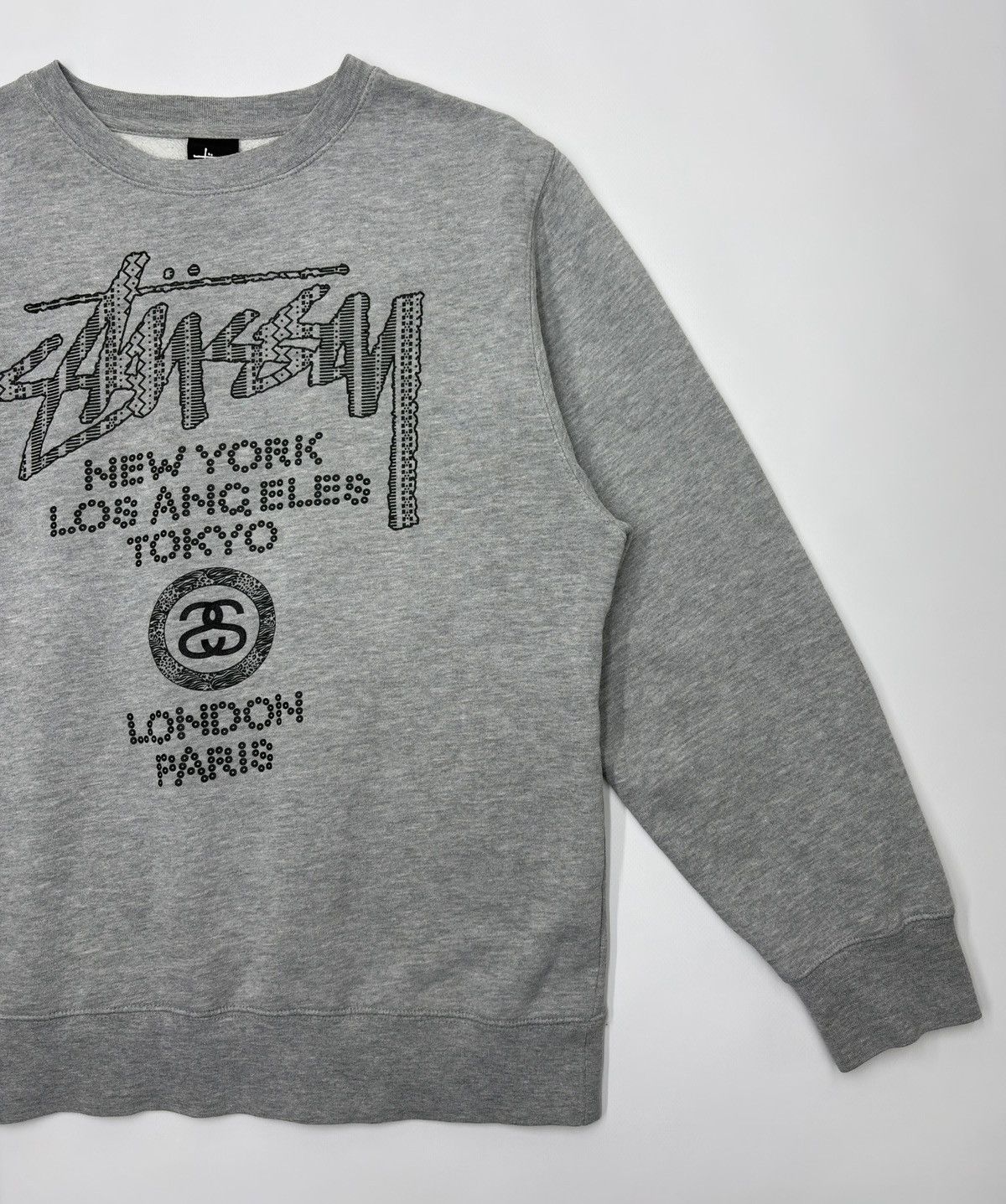 Stussy Stussy World Tour Sweatshirt Size US M / EU 48-50 / 2 - 2 Thumbnail