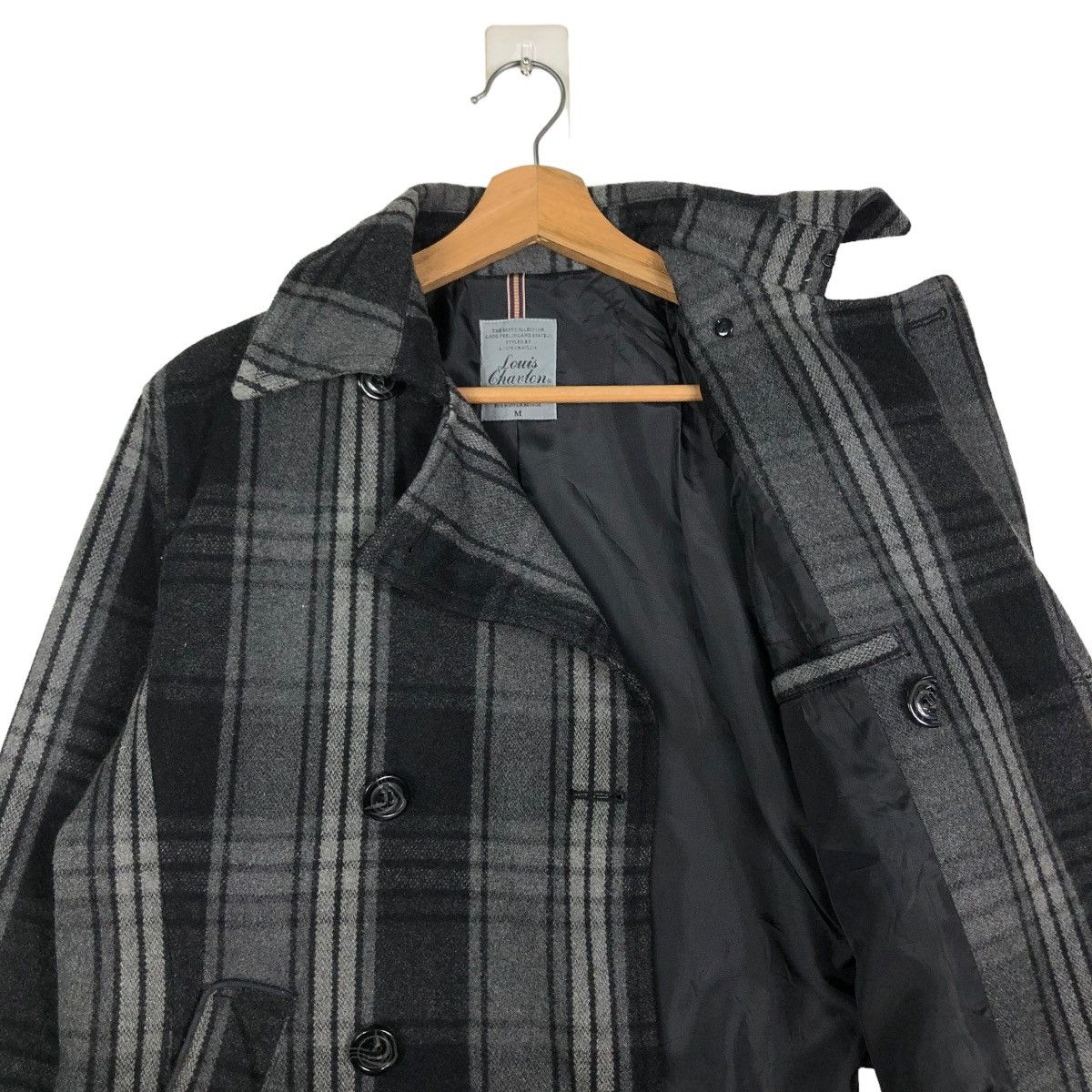 Japanese Brand 🔥BIKER WOOL JACKET DOUBLE COLLAR LOUIS CHAVLON ISSEY MIYAKE Size US M / EU 48-50 / 2 - 12 Thumbnail