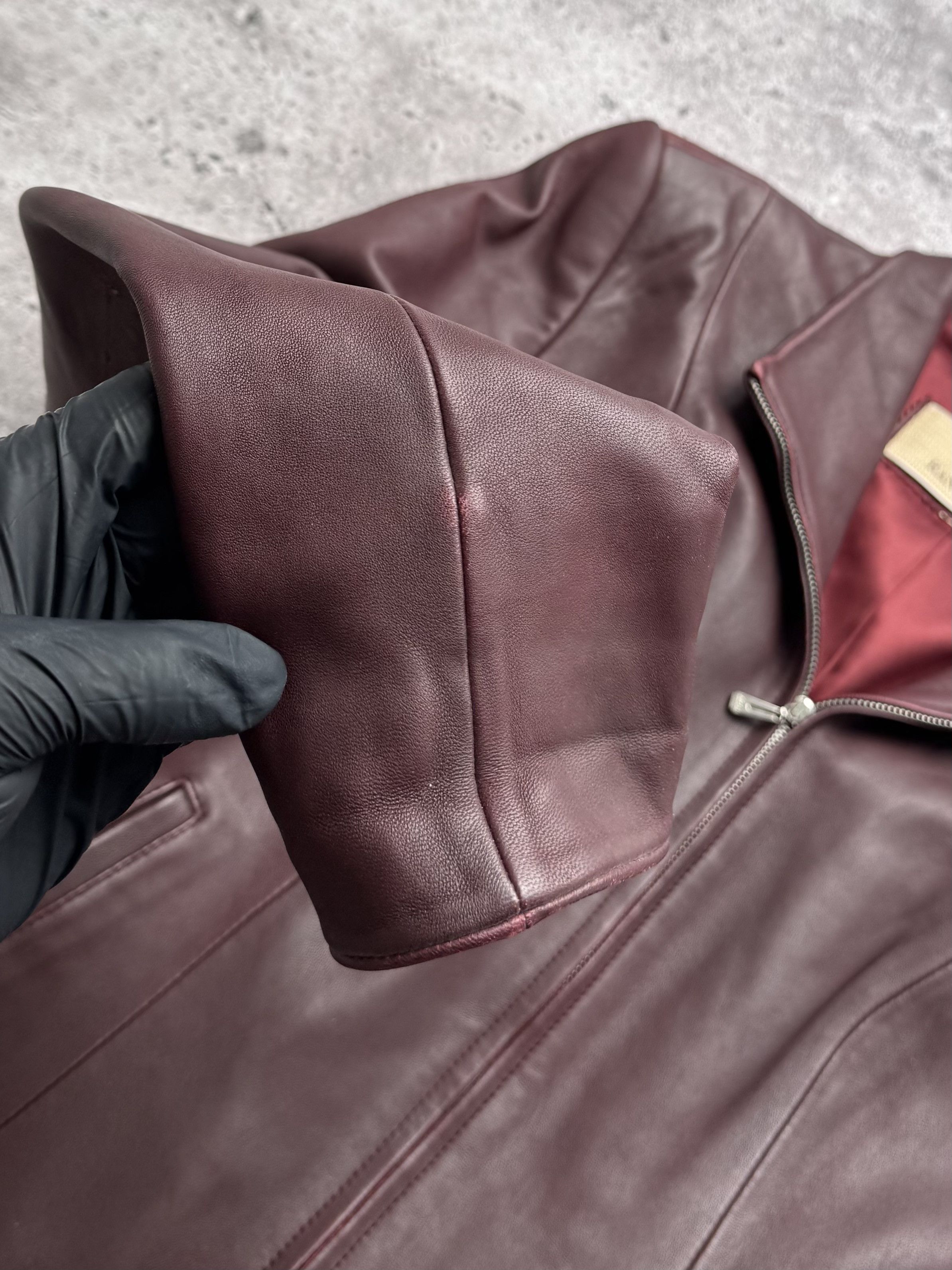 Vintage Vintage Leather Cropped Jacket C5(V404) Size M / US 6-8 / IT 42-44 - 10 Thumbnail
