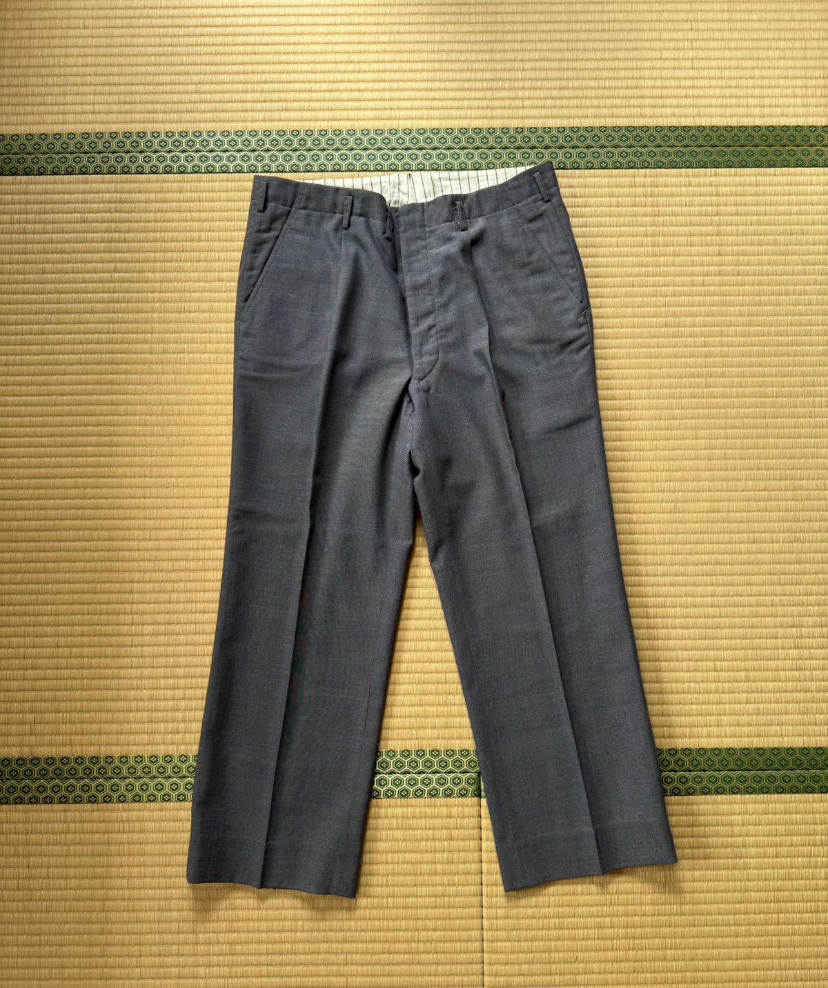 Other Spring&Summer Vintage Japanese All Wool Slacks – D.H.K. Size US 35 - 1 Thumbnail