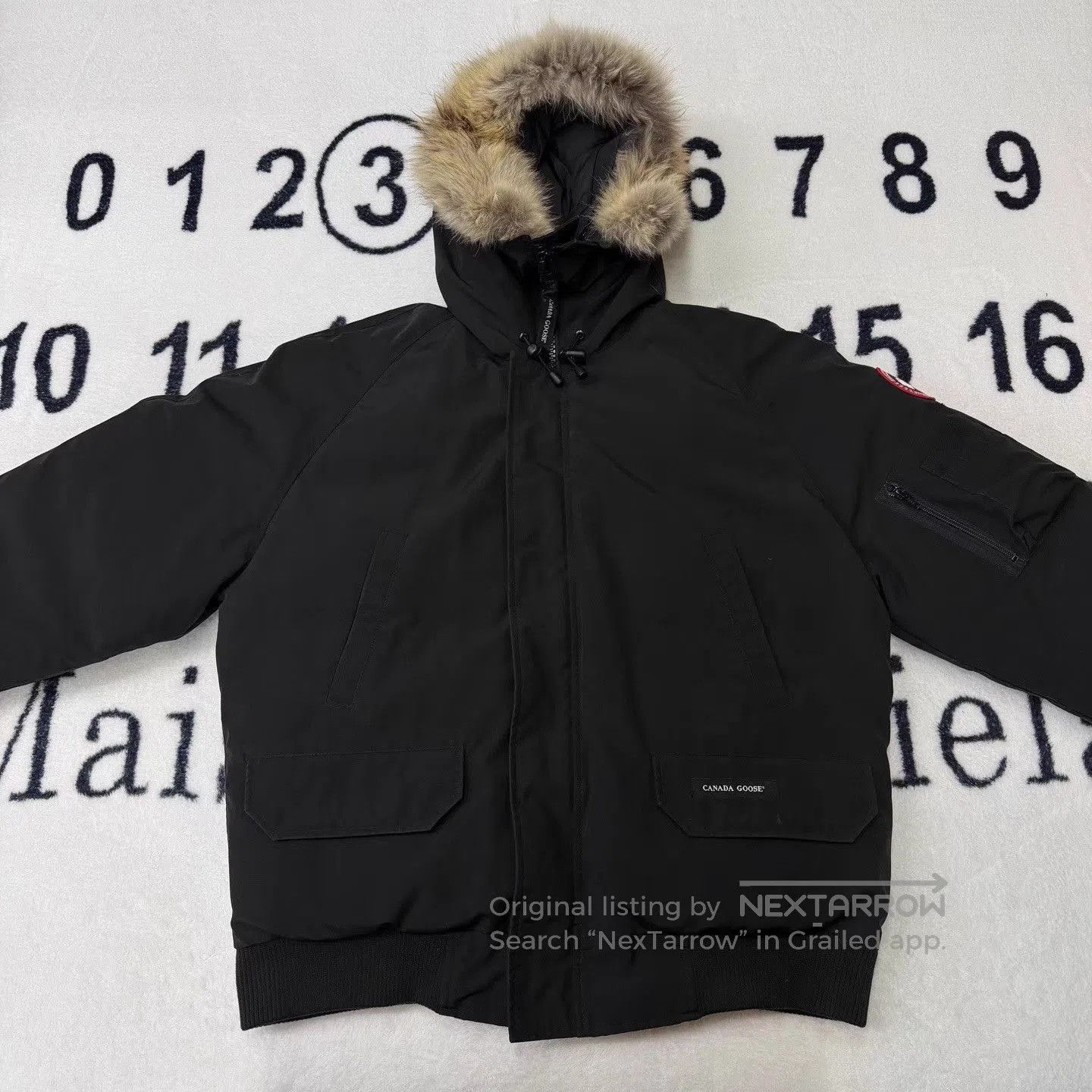 Canada Goose Black Parka with Fur Trimmed Hood Size L. Size US L / EU 52-54 / 3 - 1 Thumbnail