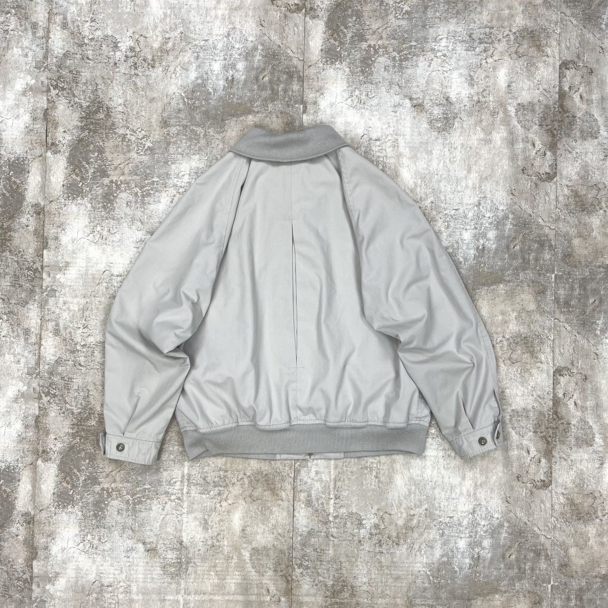 Burberry × Vintage BURBERRY LIGHT BOMBER JACKET GREY LOGO Size US M / EU 48-50 / 2 - 7 Thumbnail