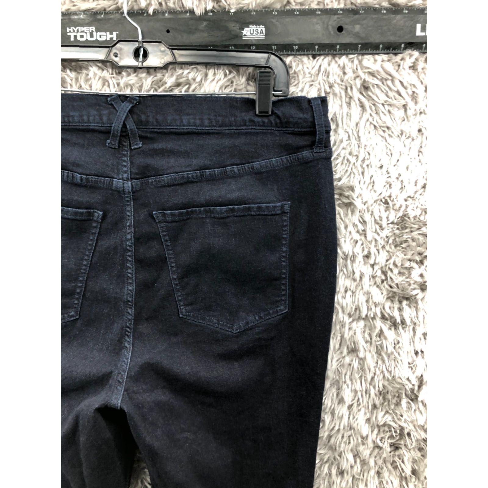 Vintage All Worthy Skinny Jeans 18W Plus Size Womens High Rise Dark Blue Denim Jeans Size 40" / US 18 - 6 Thumbnail