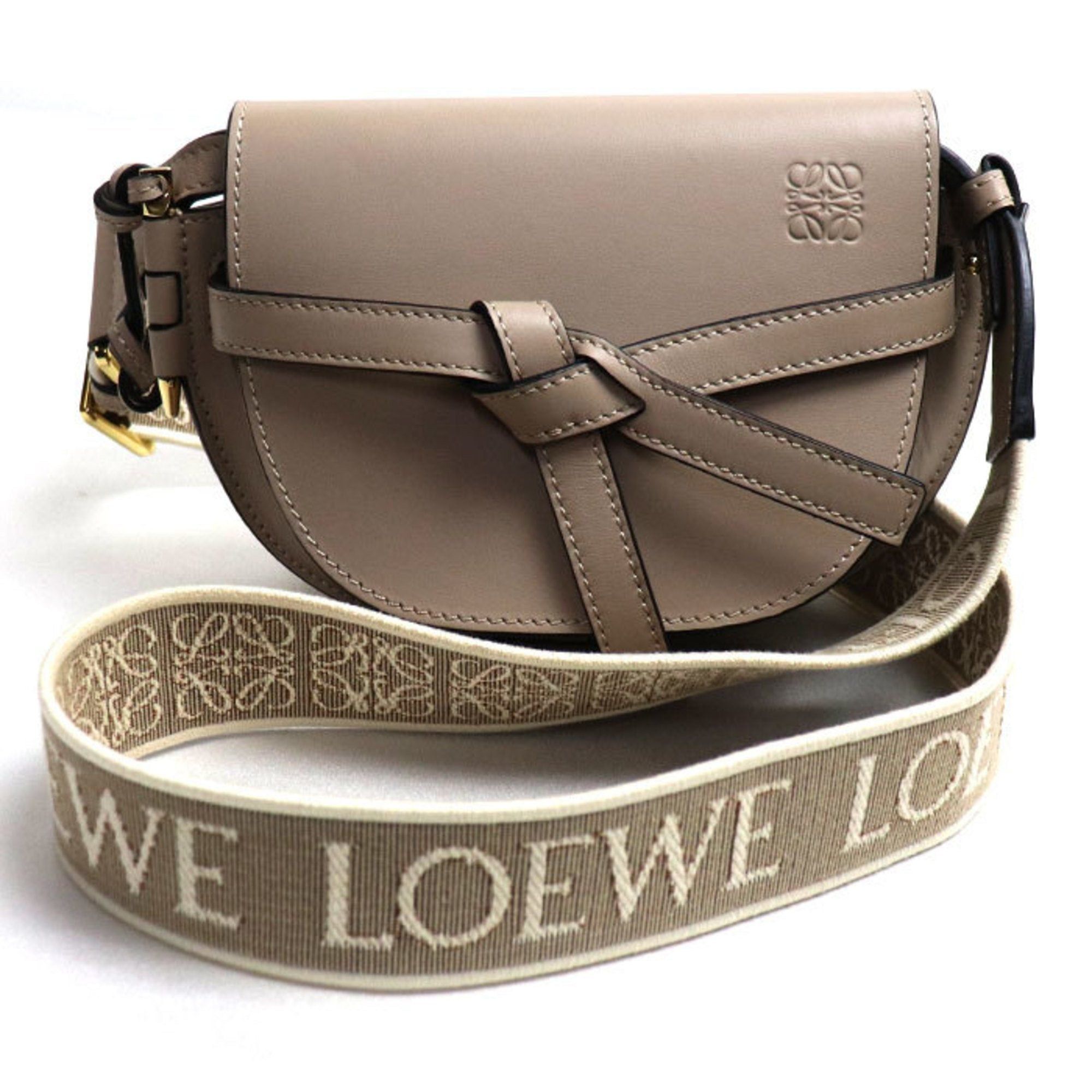 image of Loewe Gate Dual Mini Shoulder Bag Sand A650N46X13 Women's in Tan