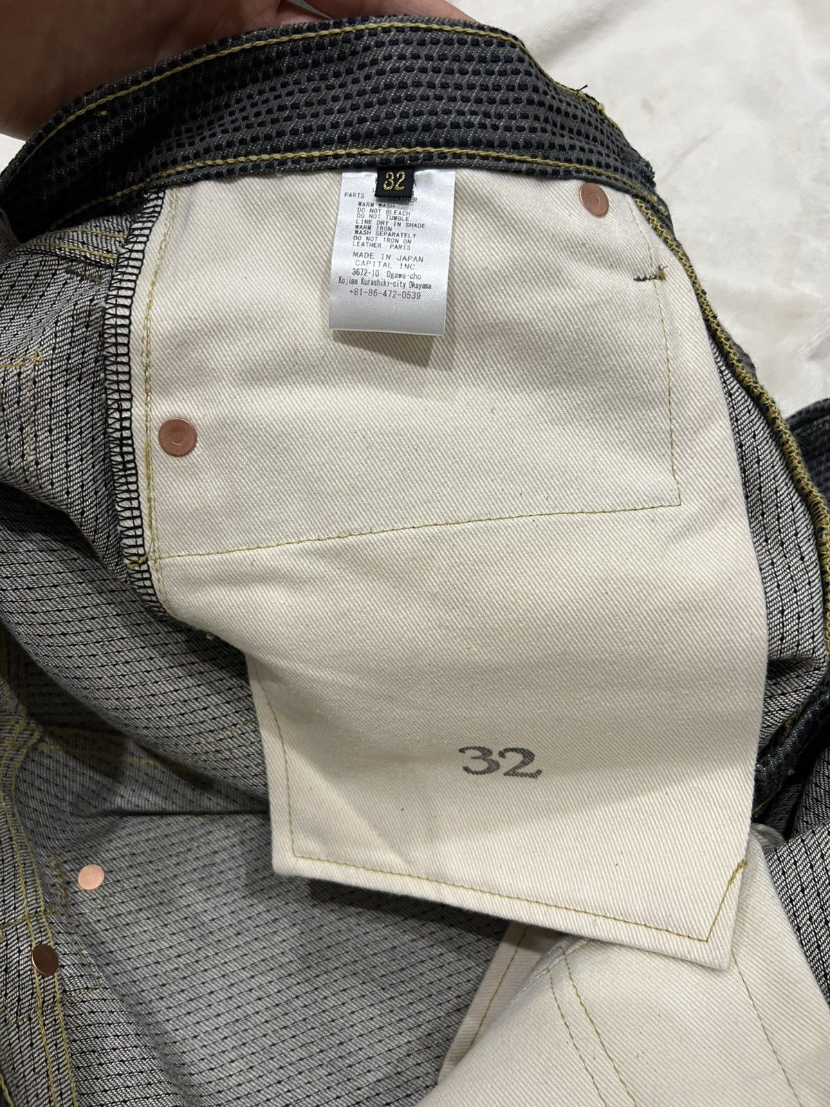 Kapital Kapital Century Denim 5P Monkey Cisco No. 7 Size US 32 / EU 48 - 11 Thumbnail