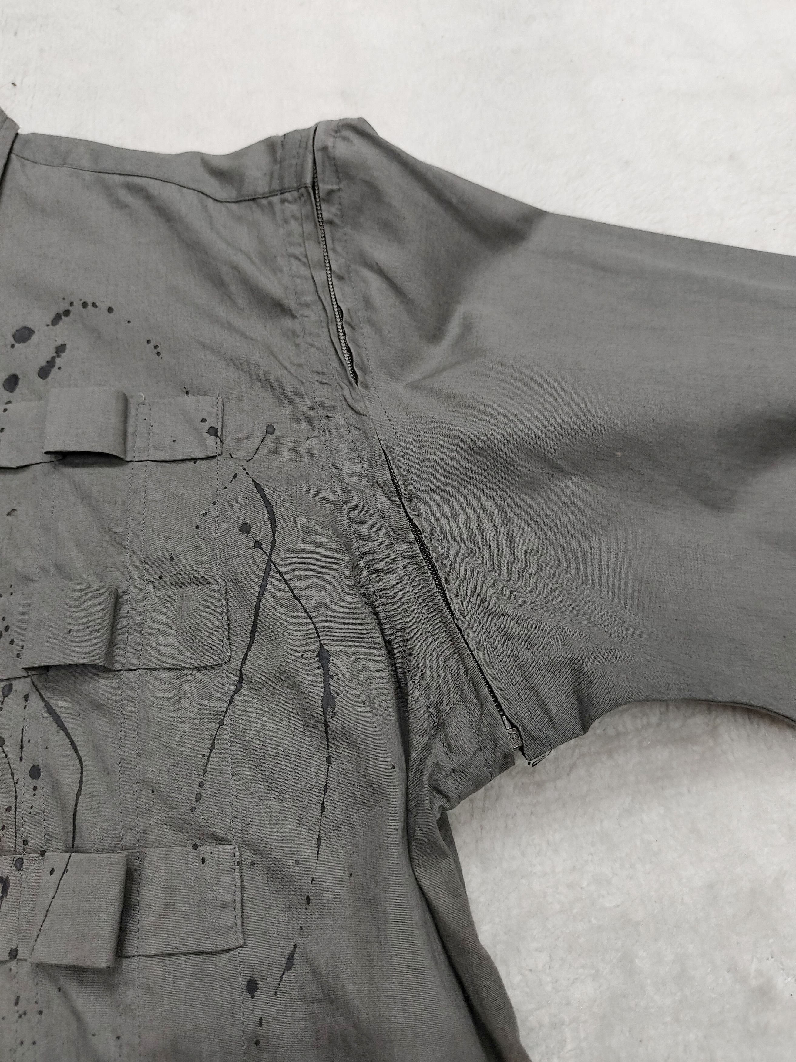 291295=Homme 00s 291295 Homme- Archive Multi Loop Splatter Tactical Shirt Size US M / EU 48-50 / 2 - 5 Thumbnail
