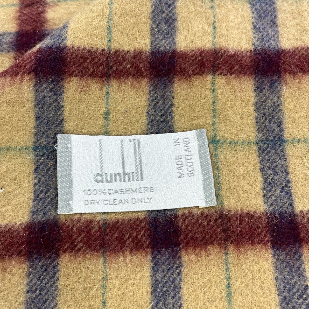 Vintage Vintage Dunhill Cashmere Scarf / Muffler / Neckwear T724 Size ONE SIZE - 5 Thumbnail