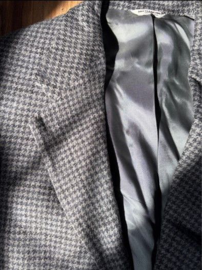 Orvis Orvis Houndstooth Wool Blazer Sport Coat Herringbone Classic Size 40R - 2 Thumbnail