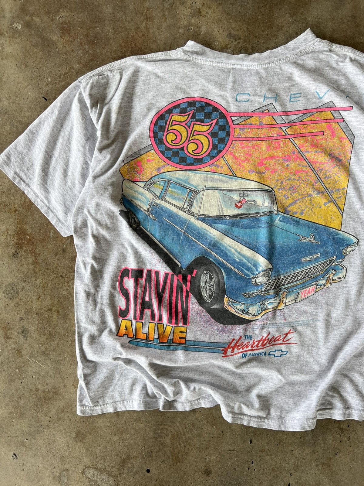 Starter Vintage 90’s Old Style Chevy Car Racing T Shirt Size US XL / EU 56 / 4 - 1 Thumbnail