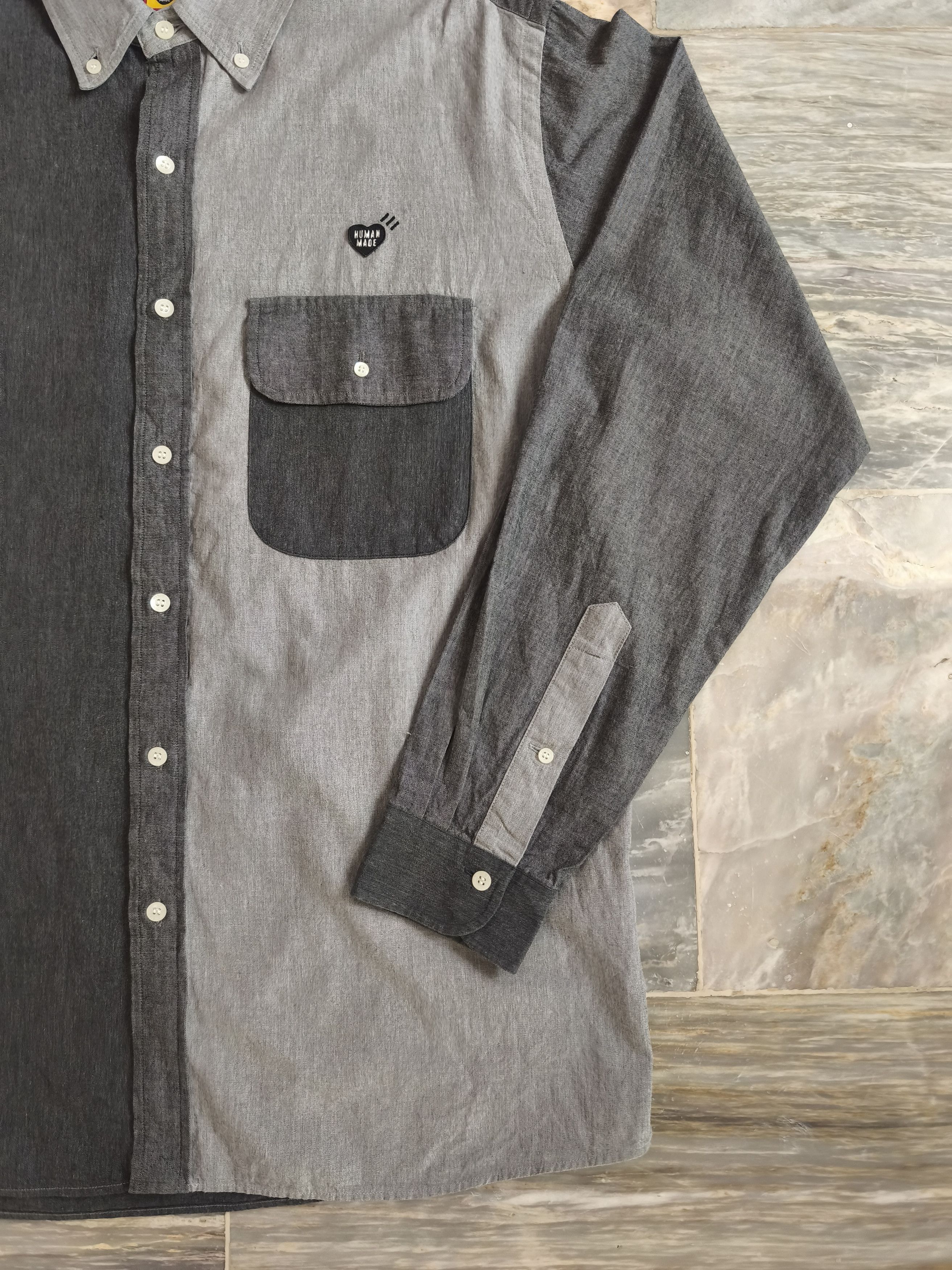 Human Made Human Made Crazy Chambray Shirt Size US XL / EU 56 / 4 - 3 Thumbnail