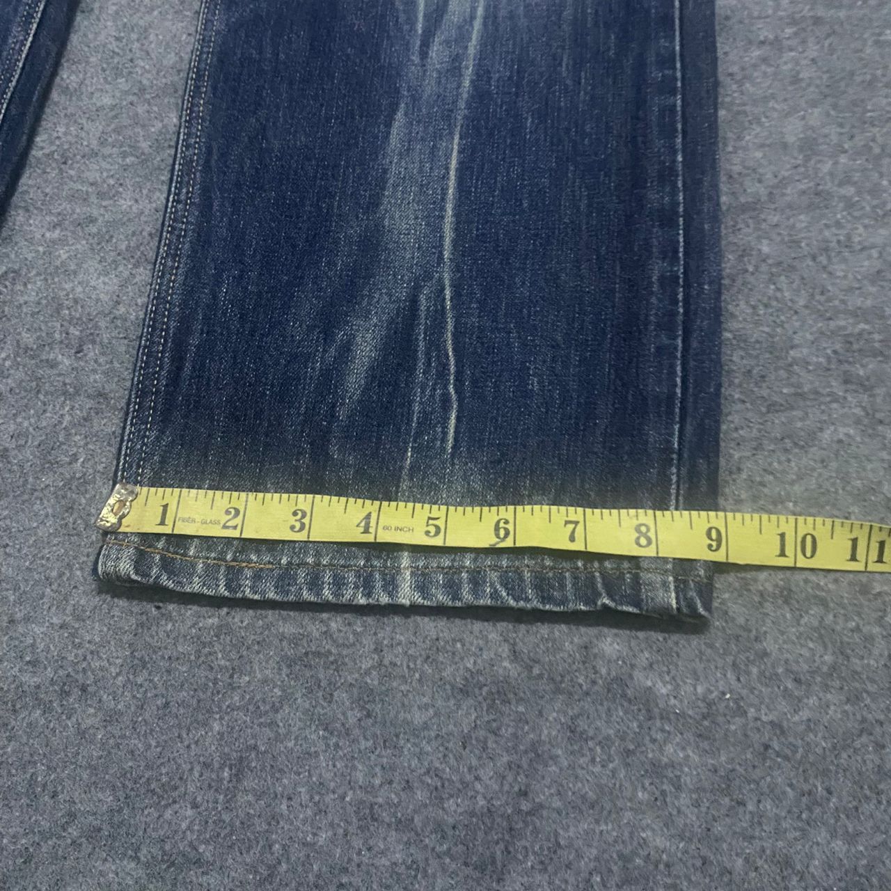 Edwin 💥Vintage Edwin Exclusive Vintage Distressed Denim Size US 33 - 6 Thumbnail