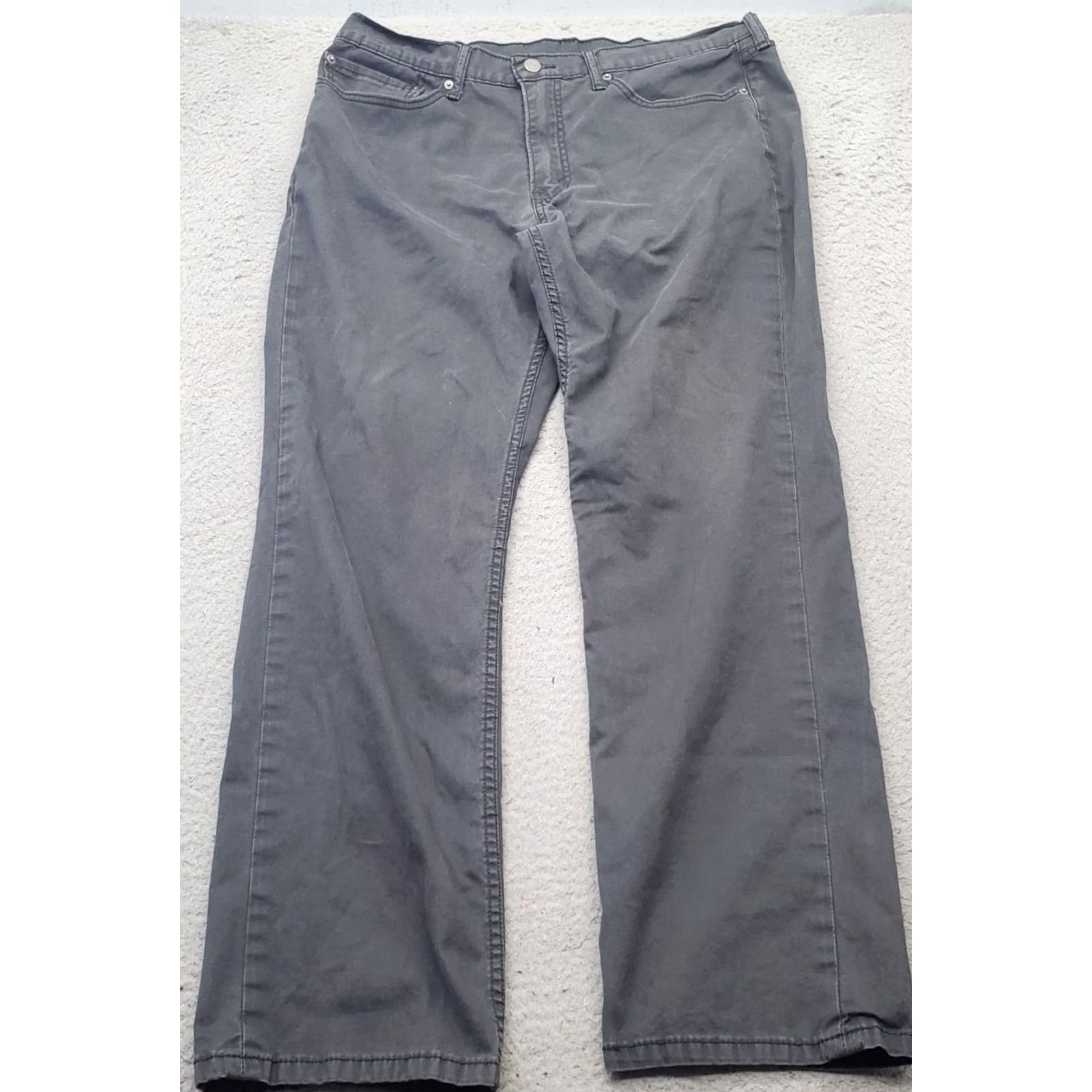 Levi's Levi's 514 Jeans Mens 36x30 Black Denim Stretch Straight Fit White Tab Streetwear Shirt Size US 36 / EU 52 - 2 Thumbnail