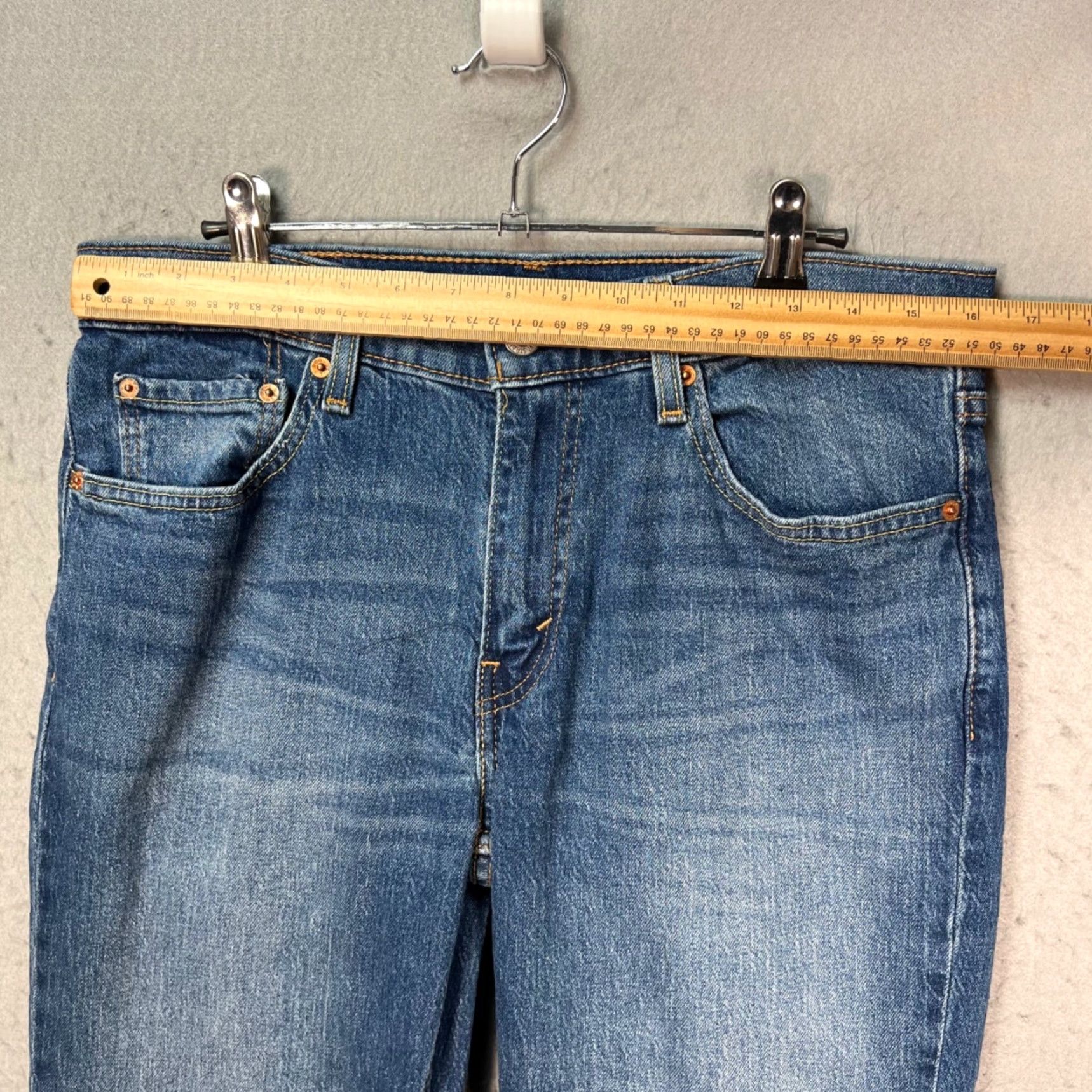Levi's Levis 511 Jeans Slim Fit Denim 32x32 Blue Medium Wash Men Regular Size 32 Pocket 5 Size US 32 / EU 48 - 6 Thumbnail
