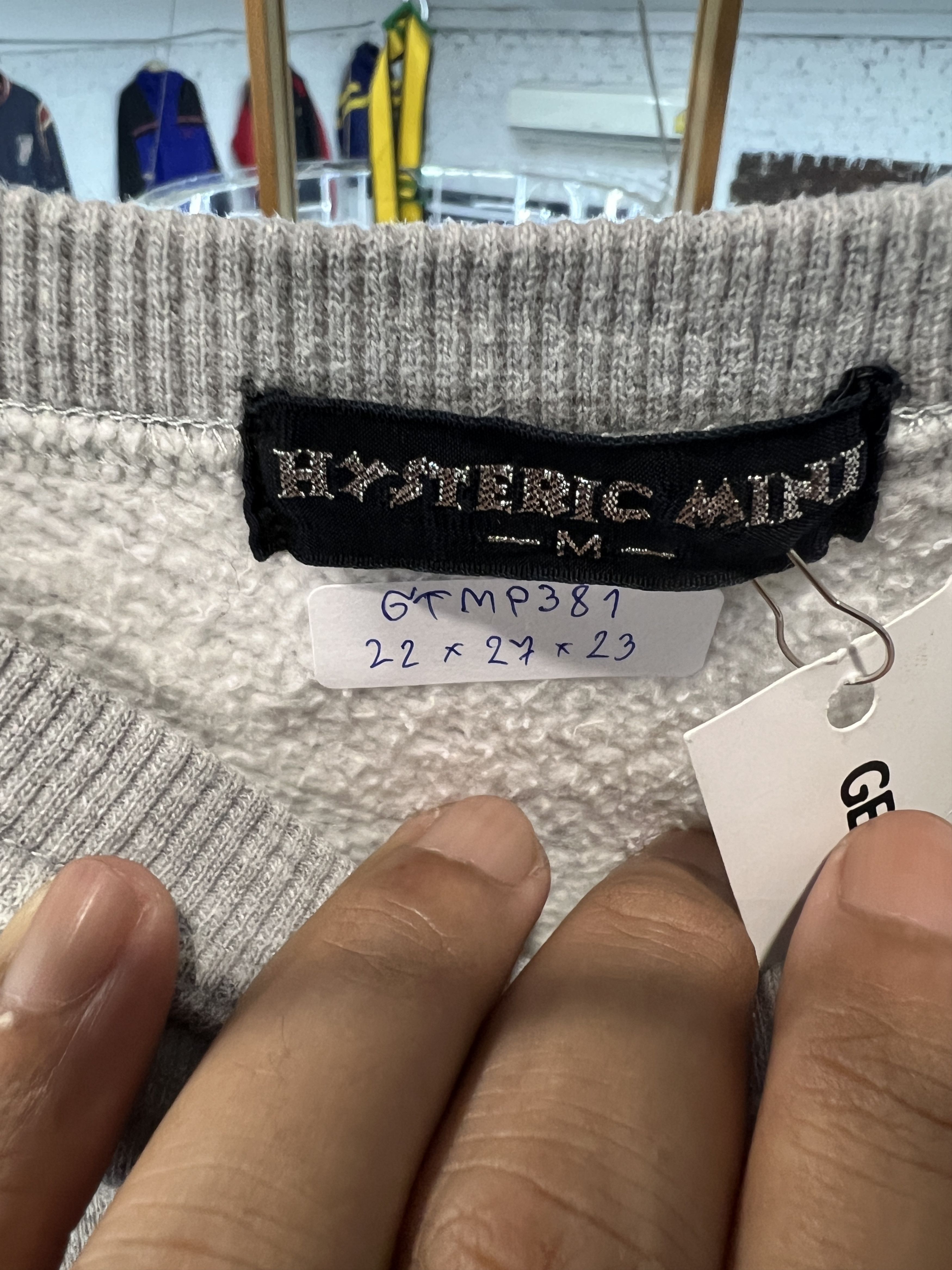 Hysteric Glamour HYSTERIC GLAMOUR Hysteric Mini Sweatshirt (M) GTMP381 Size US M / EU 48-50 / 2 - 3 Thumbnail