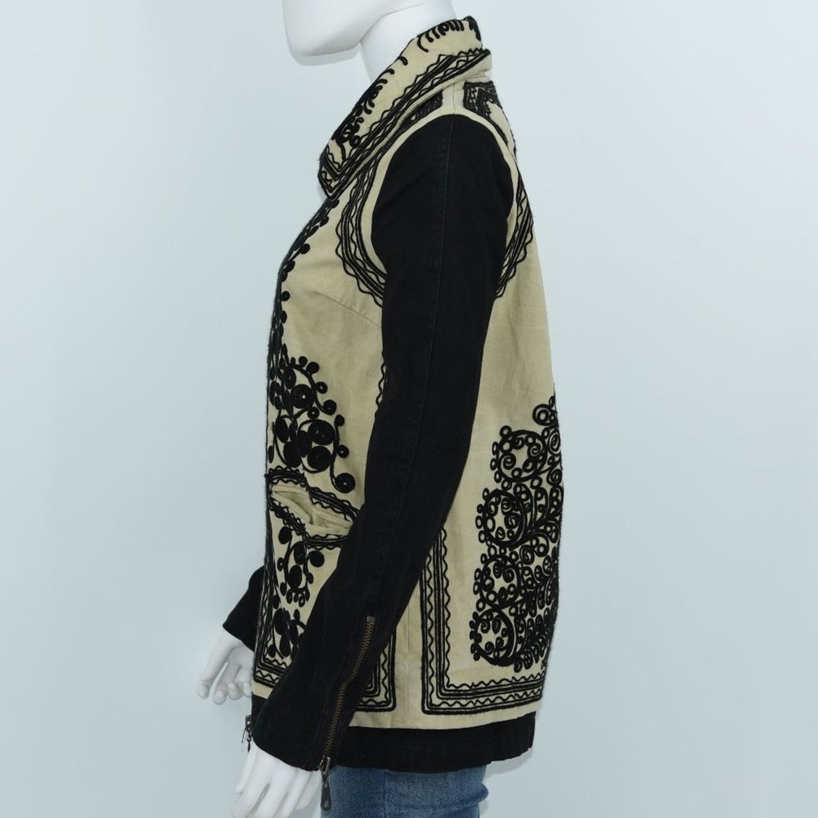 Free People Free People Stitched Quills Embroidered Jacket Size XS Size XS / US 0-2 / IT 36-38 - 2 Thumbnail