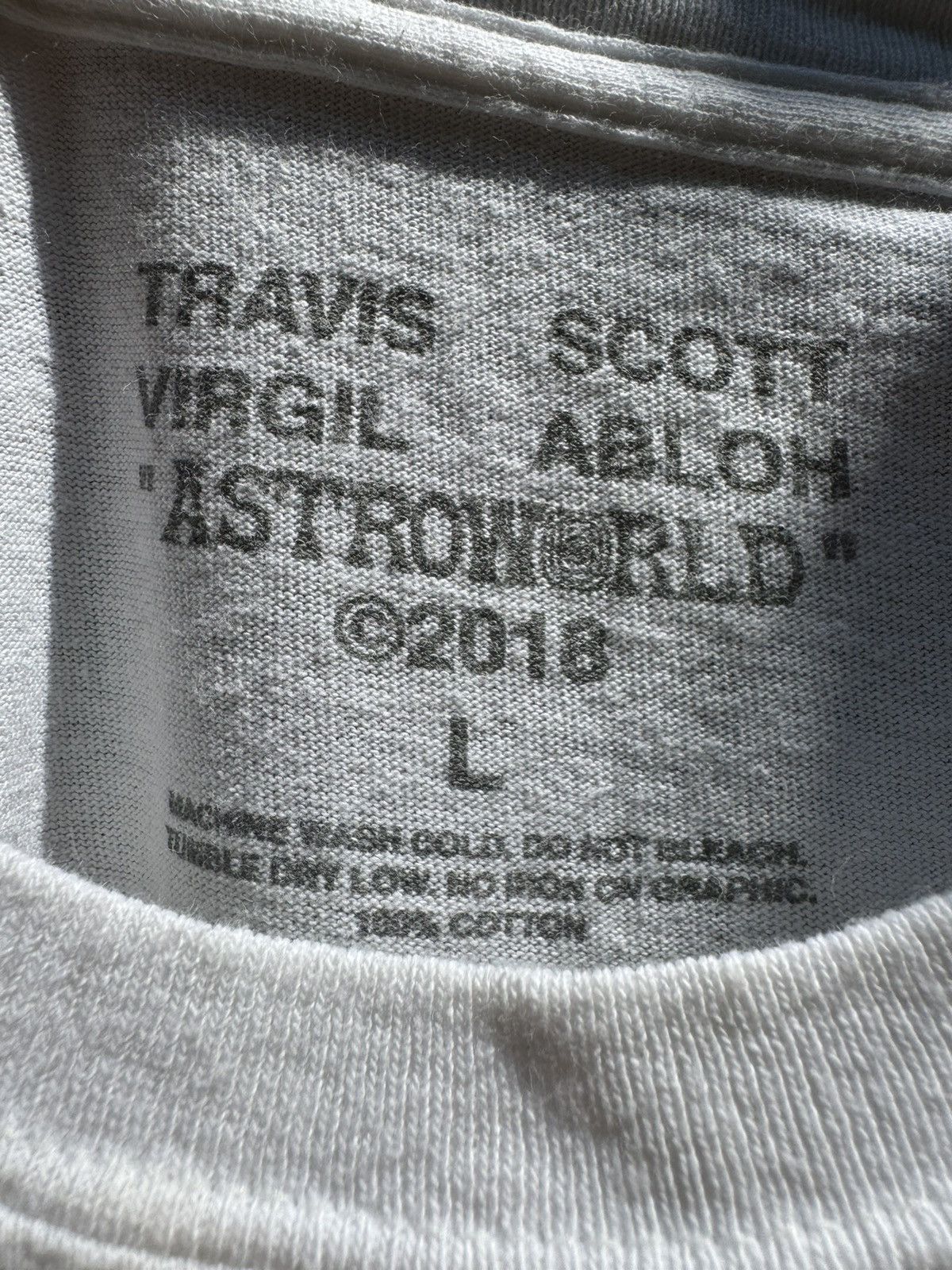 Travis Scott Travis Scott Astroworld Tee Size US L / EU 52-54 / 3 - 7 Thumbnail