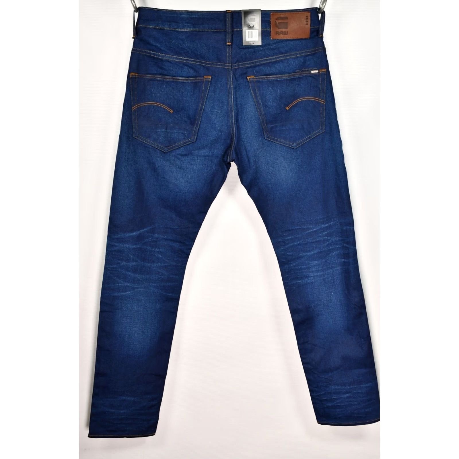 G-Star G-Star 3301 Slim Itano Stretch Denim Medium Aged W33 L32 Jeans Men Slim Regular Blue 99% Cotton 1% Elastane XS? Size US 33 - 3 Thumbnail