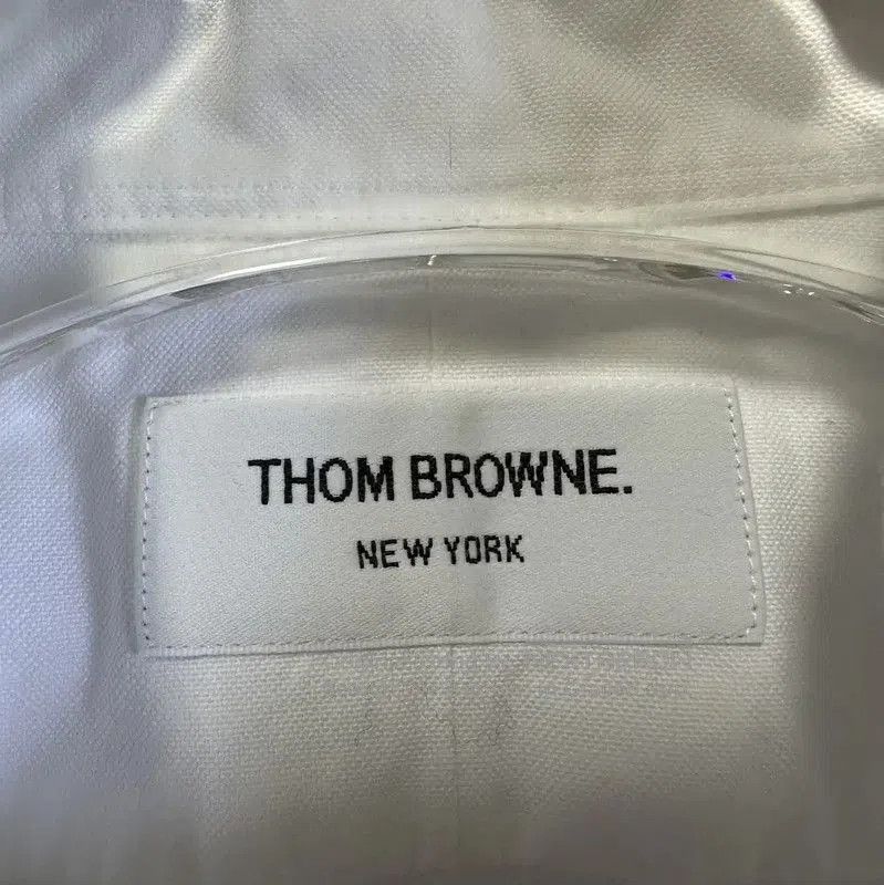 Thom Browne Thom Browne White Long Sleeve Shirt for Men . Size US XXL / EU 58 / 5 - 3 Thumbnail