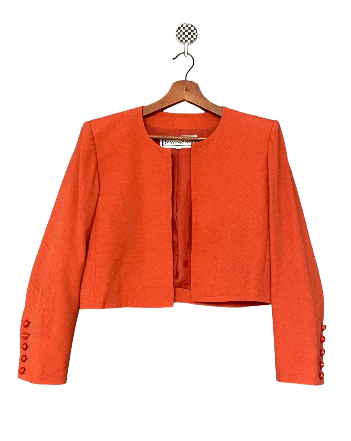 Yves Saint Laurent Vintage Brand YvesSaintLaurent Half Blazer 1990s Size S / US 4 / IT 40 - 1 Thumbnail