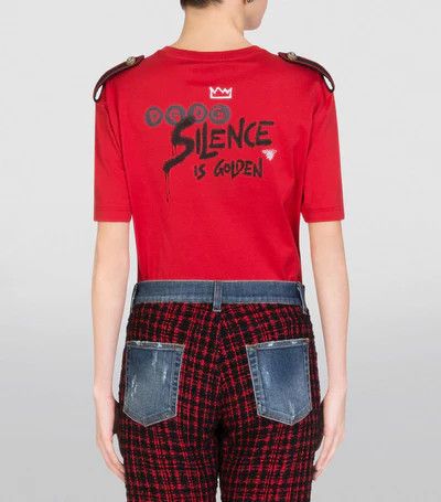 Dolce & Gabbana o1y0925 Oversize T-Shirt in Red Size S / US 4 / IT 40 - 5 Thumbnail