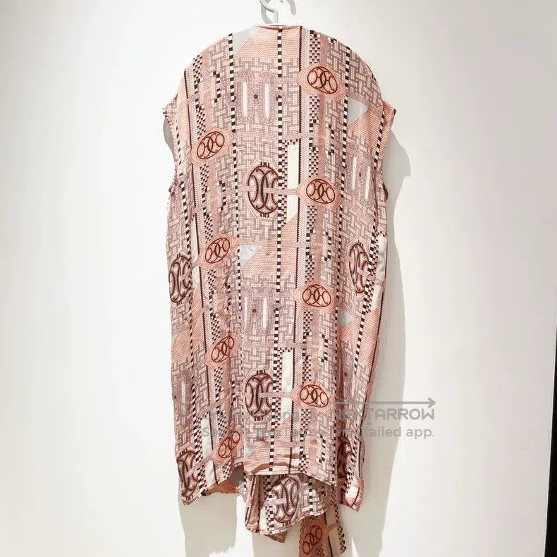 Hermes Hermes Mulberry silk ribbon dress Size M / US 6-8 / IT 42-44 - 2 Thumbnail