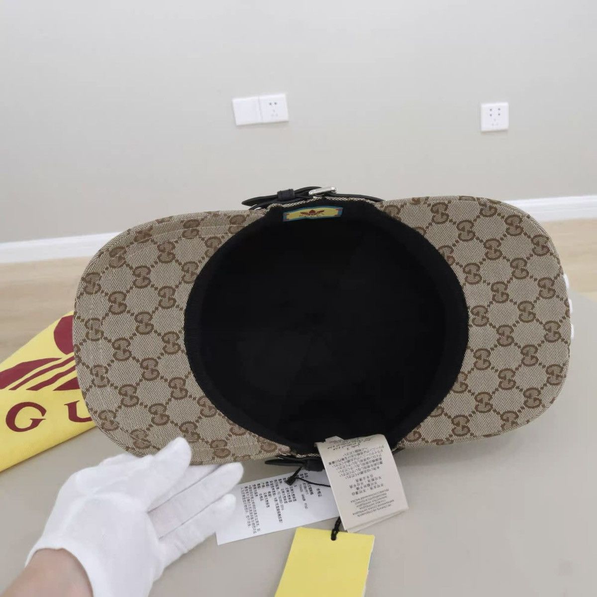 Adidas × Gucci Runway Double Sided Baseball Hat Size ONE SIZE - 8 Thumbnail