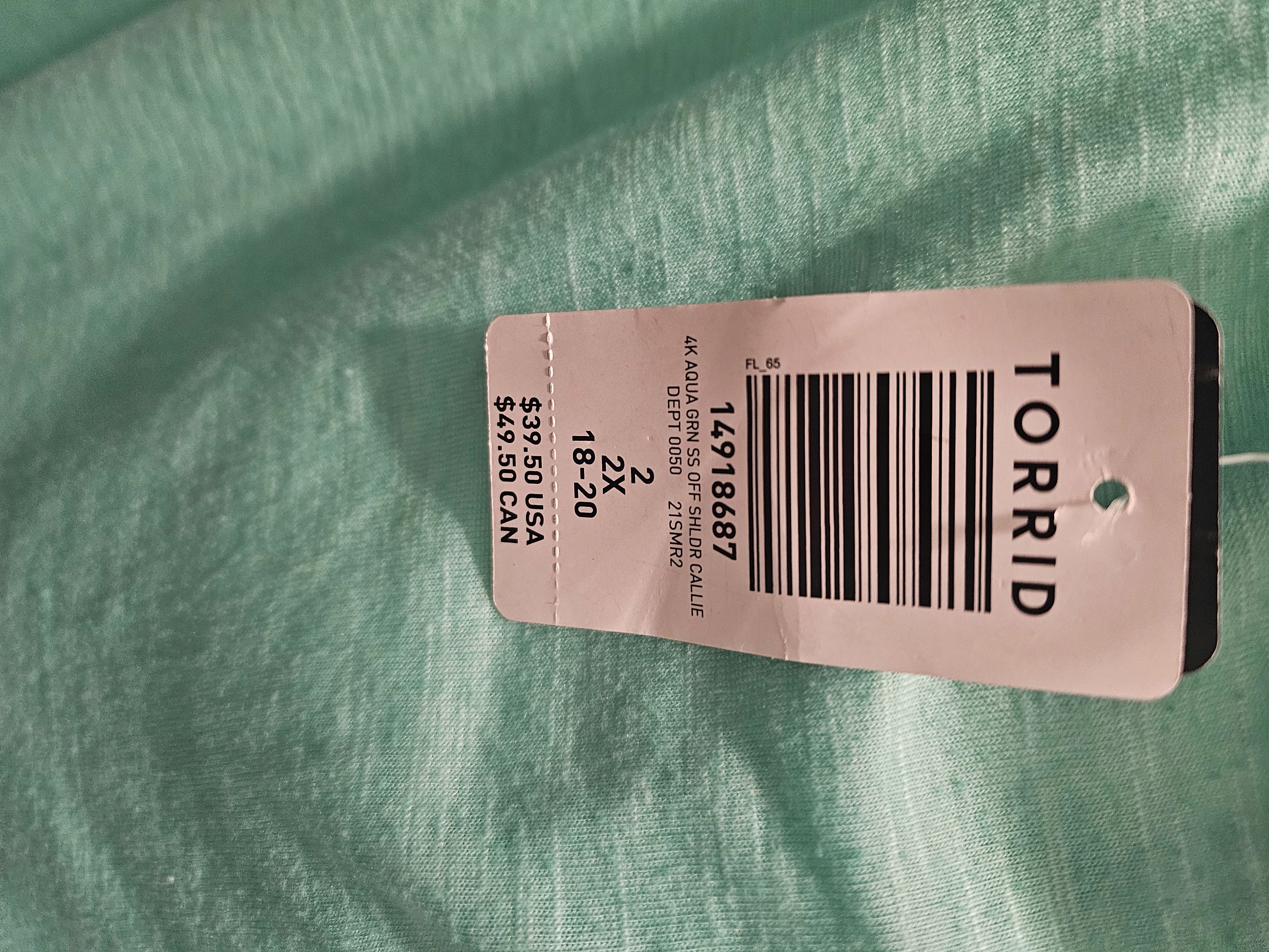 Torrid Torrid Short Sleeve Blouse Size 2 Size XXL / US 16-18 / IT 52-54 - 3 Thumbnail