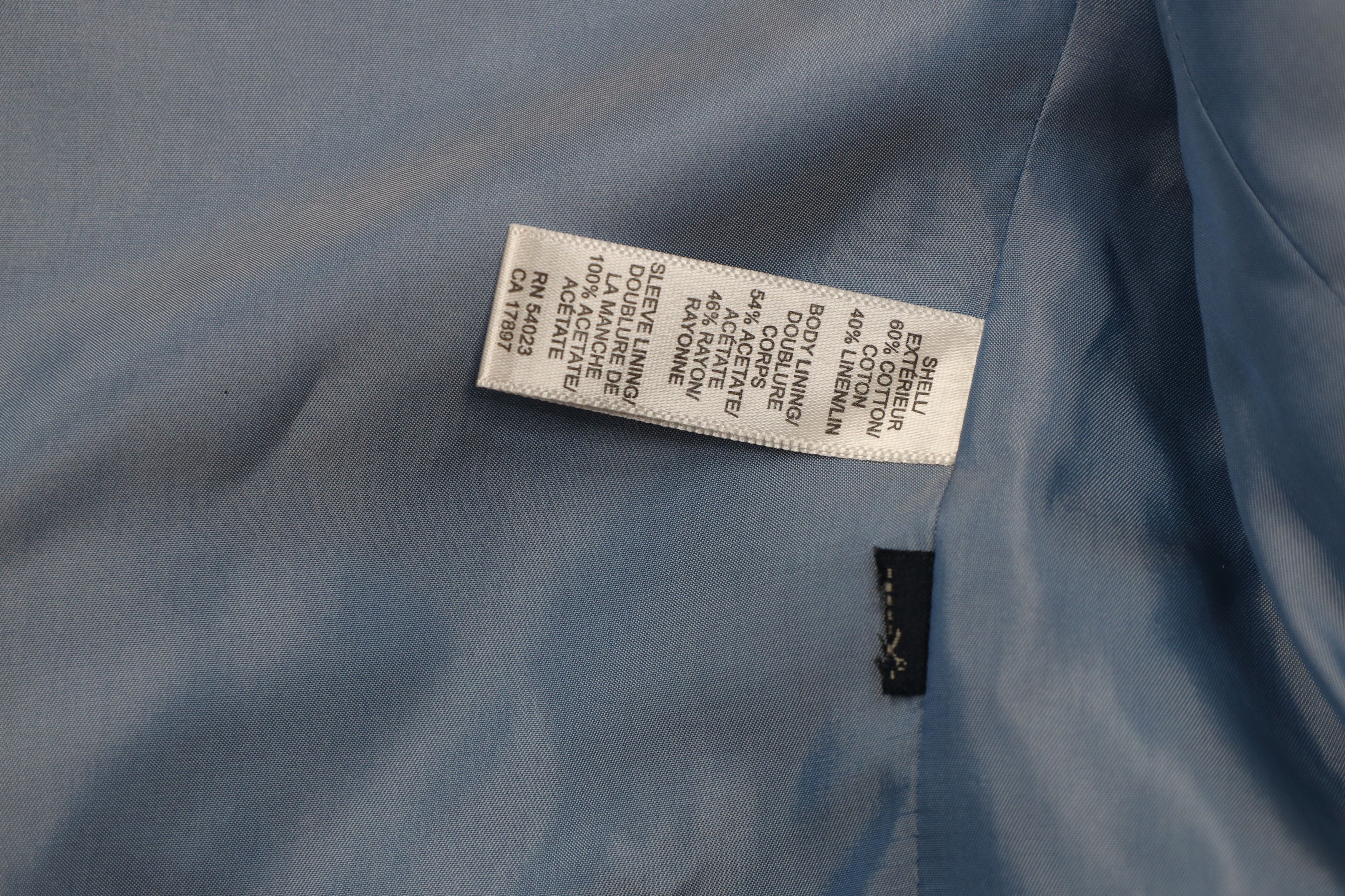Banana Republic Banana Republic 2 Piece Linen Blend Modern Suit Size 40S - 14 Thumbnail