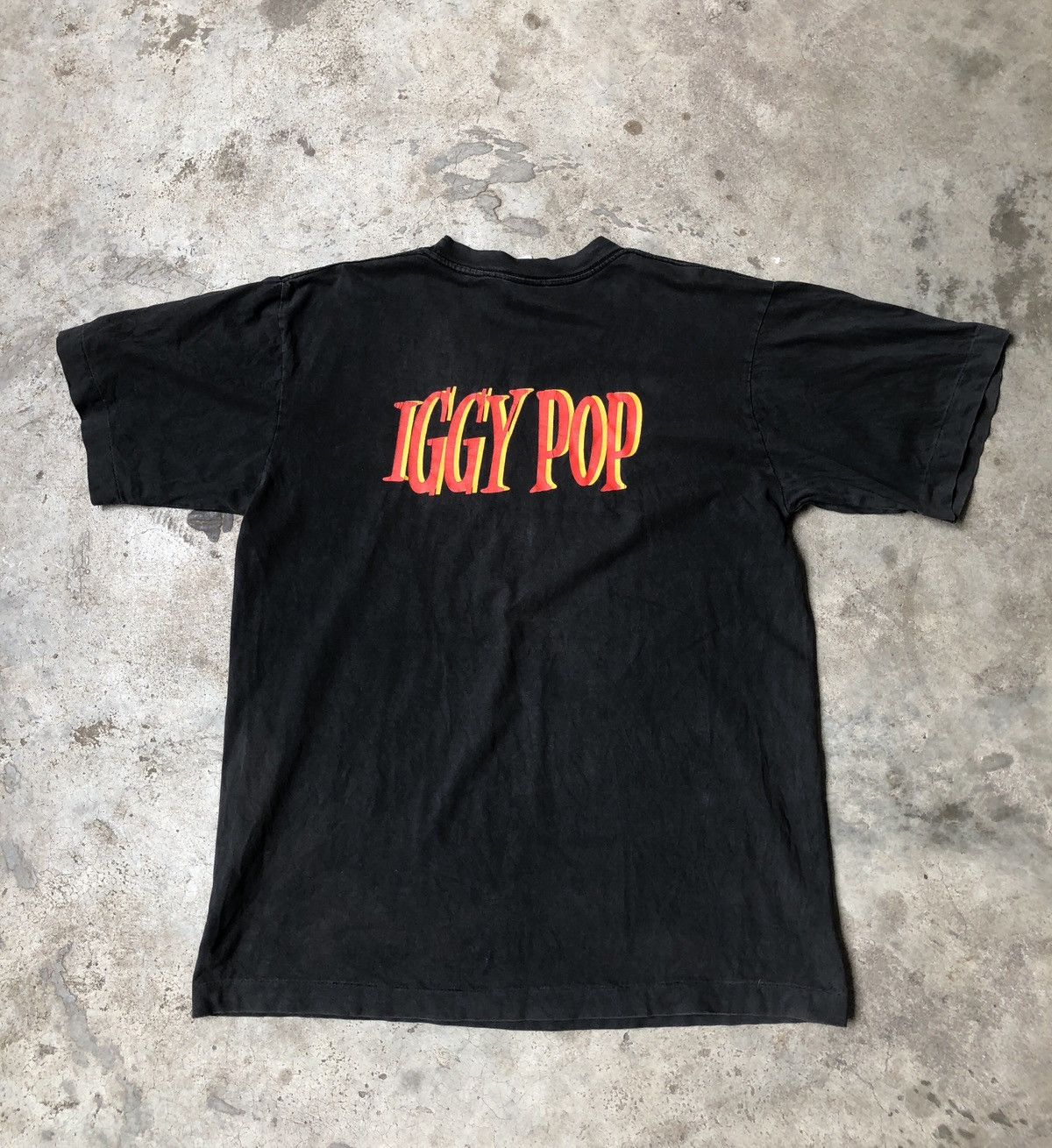Band Tees × Vintage VINTAGE IGGY POP THE STOOGES BAND T SHIRT Size US L / EU 52-54 / 3 - 5 Thumbnail