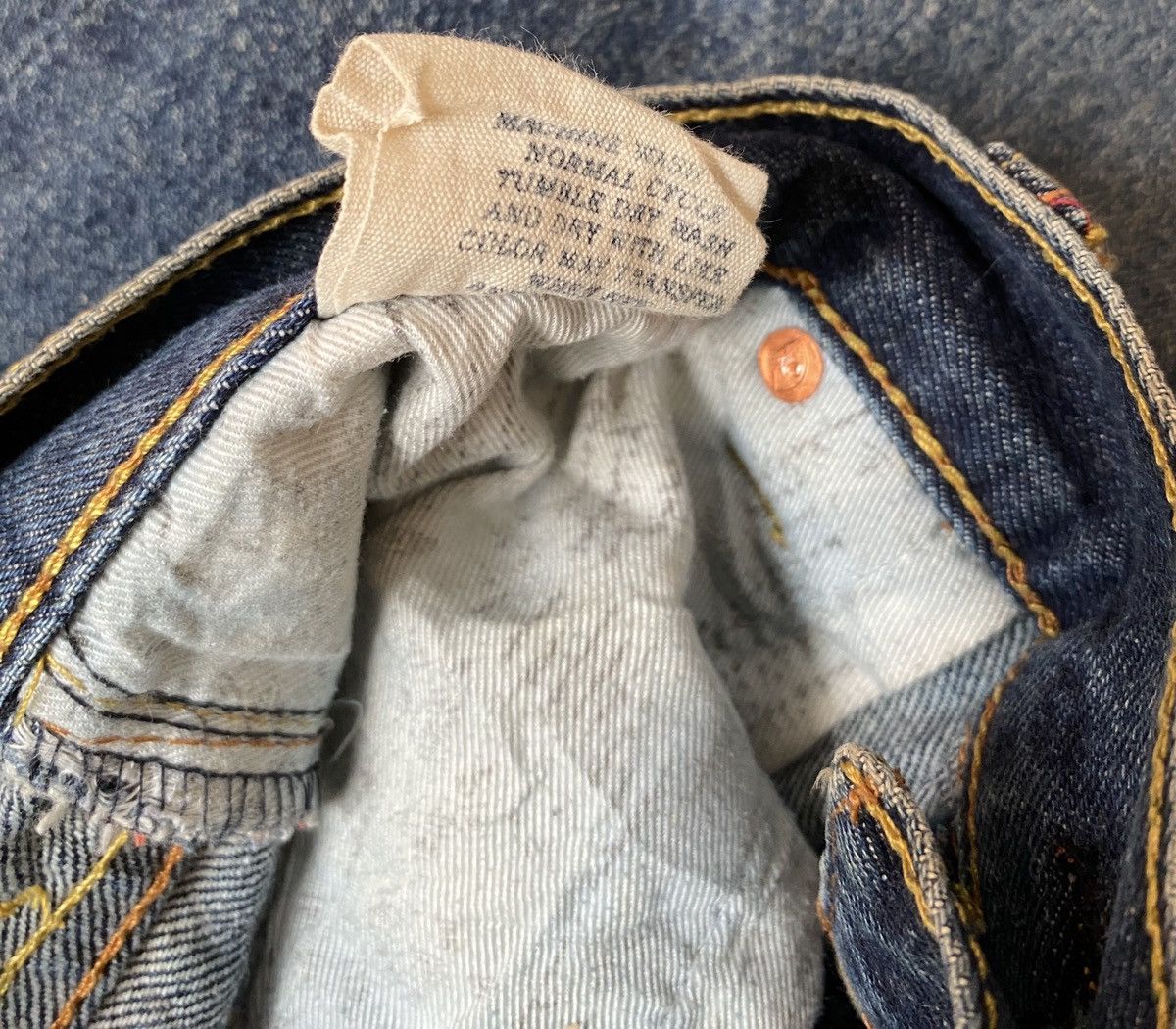 If Six Was Nine × Japanese Brand × RMC Jeans Vintage Japanese Brand Red Monkey Sukajan Jeans 2000s Size US 37 - 14 Thumbnail