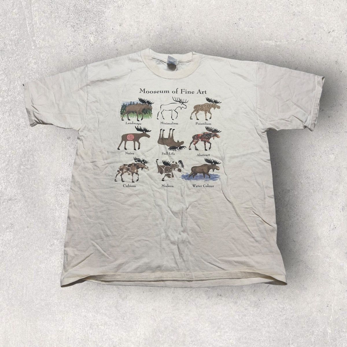 Gildan × Vintage Vintage Moose tee Size US XL / EU 56 / 4 - 1 Thumbnail
