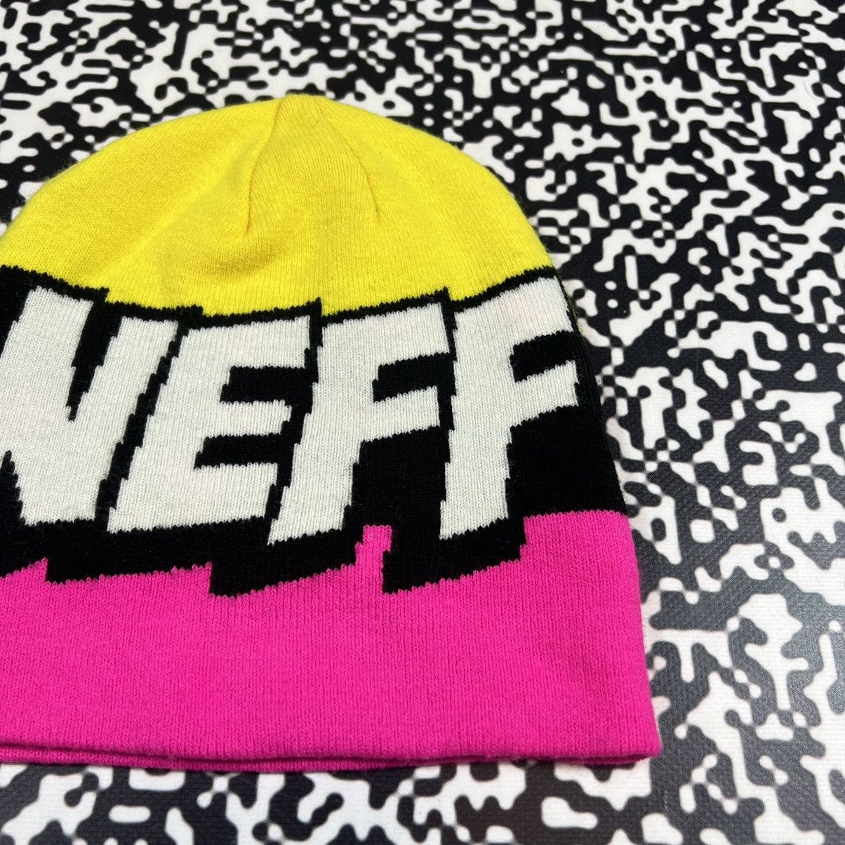 NEFF Vintage Y2K NEFF Big Logo Sk8 Skate Style Beanie Hat Size ONE SIZE - 5 Thumbnail