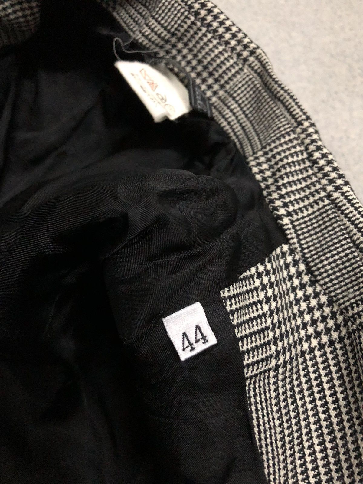 Versace Vintage Gianni Versace Plaid Blazer Coat Size 44R - 6 Thumbnail