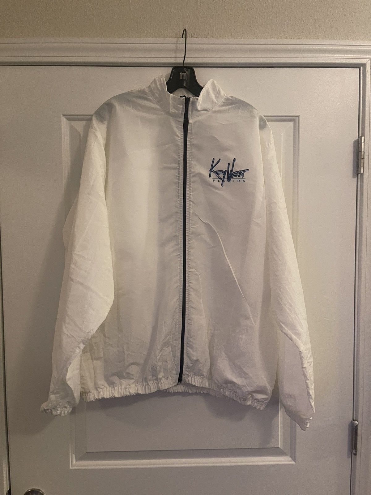 Vintage Vintage 1980s-1990s Key West Florida White Windbreaker (XL) Size US XL / EU 56 / 4 - 1 Thumbnail
