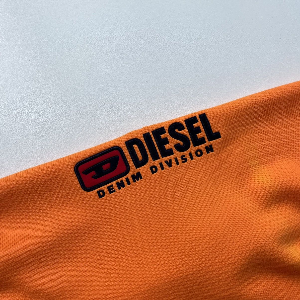 Diesel × Vintage Diesel Denim Division Vintage Half Zip Knit Sweater Orange Size US XL / EU 56 / 4 - 6 Thumbnail