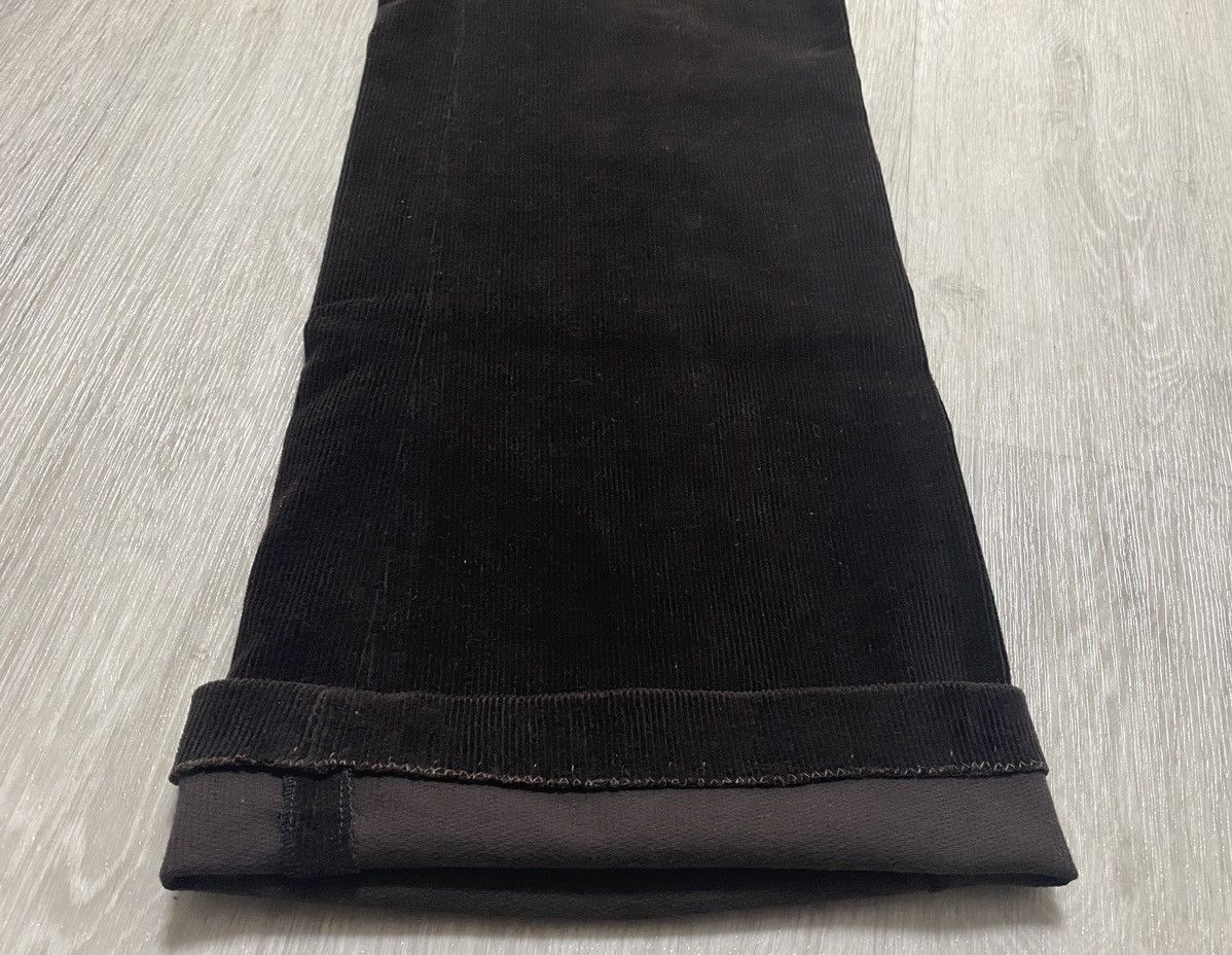 Prada Vintage Prada Linea Rossa Brown Corduroy Velvet Loose Pants Size 30" / US 8 / IT 44 - 25 Thumbnail