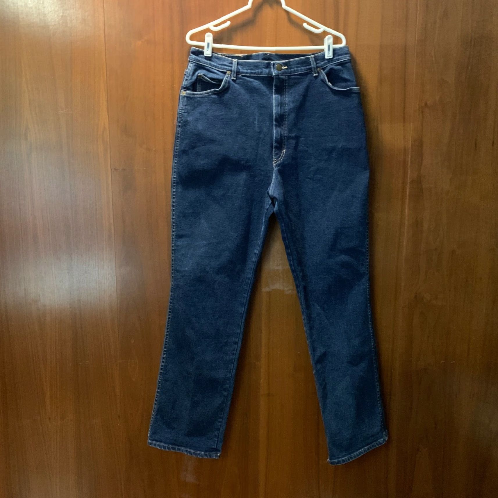 Vintage VINTAGE L.L. Bean Jeans Womens Dark Wash Union Made Size 20 Blue Cotton Blend 32" Inseam Regular Women Jeans Size 42" / US 20 - 3 Thumbnail